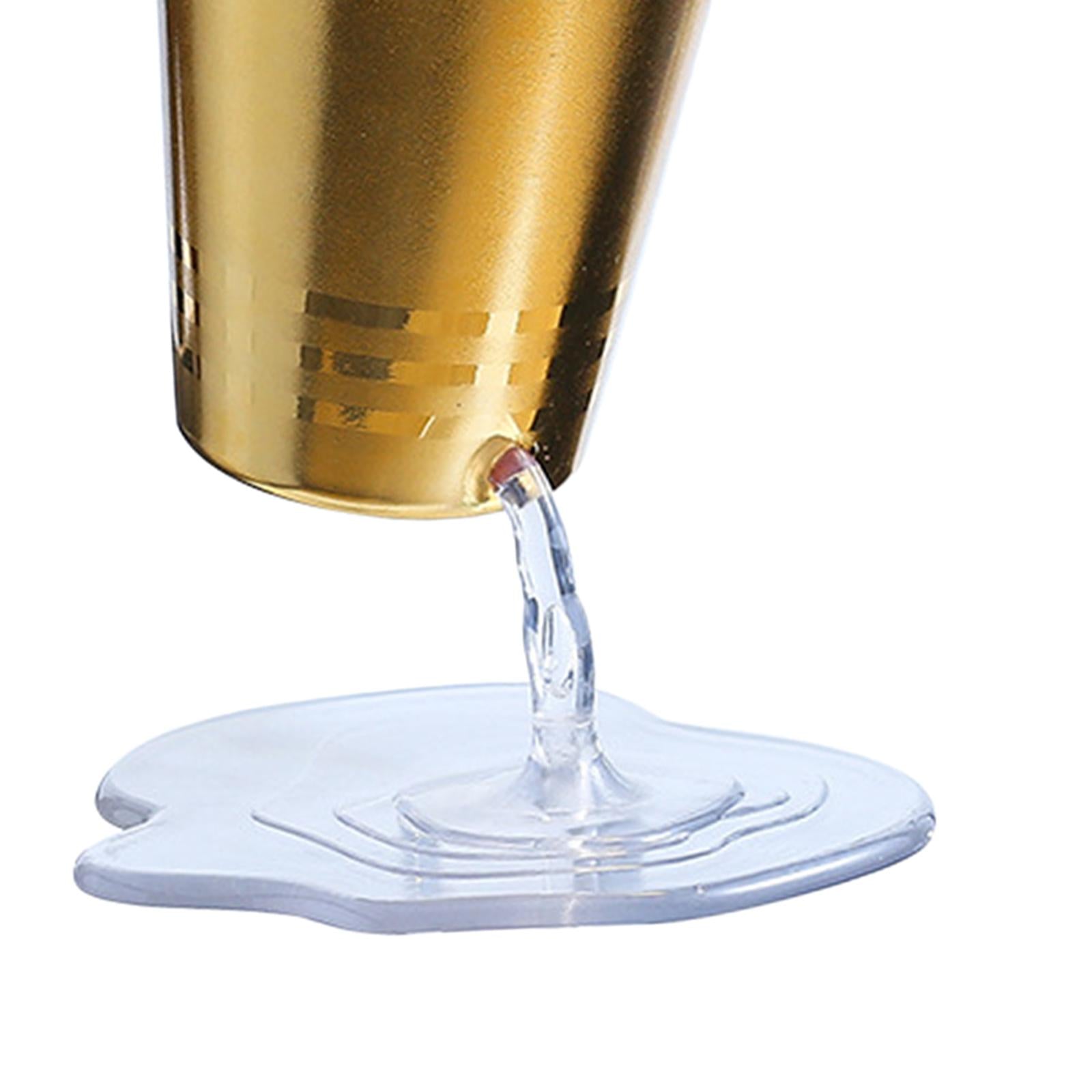 Creative Suspended Storage Tube Arrangement Organiser for Desktop Chopstick Gold