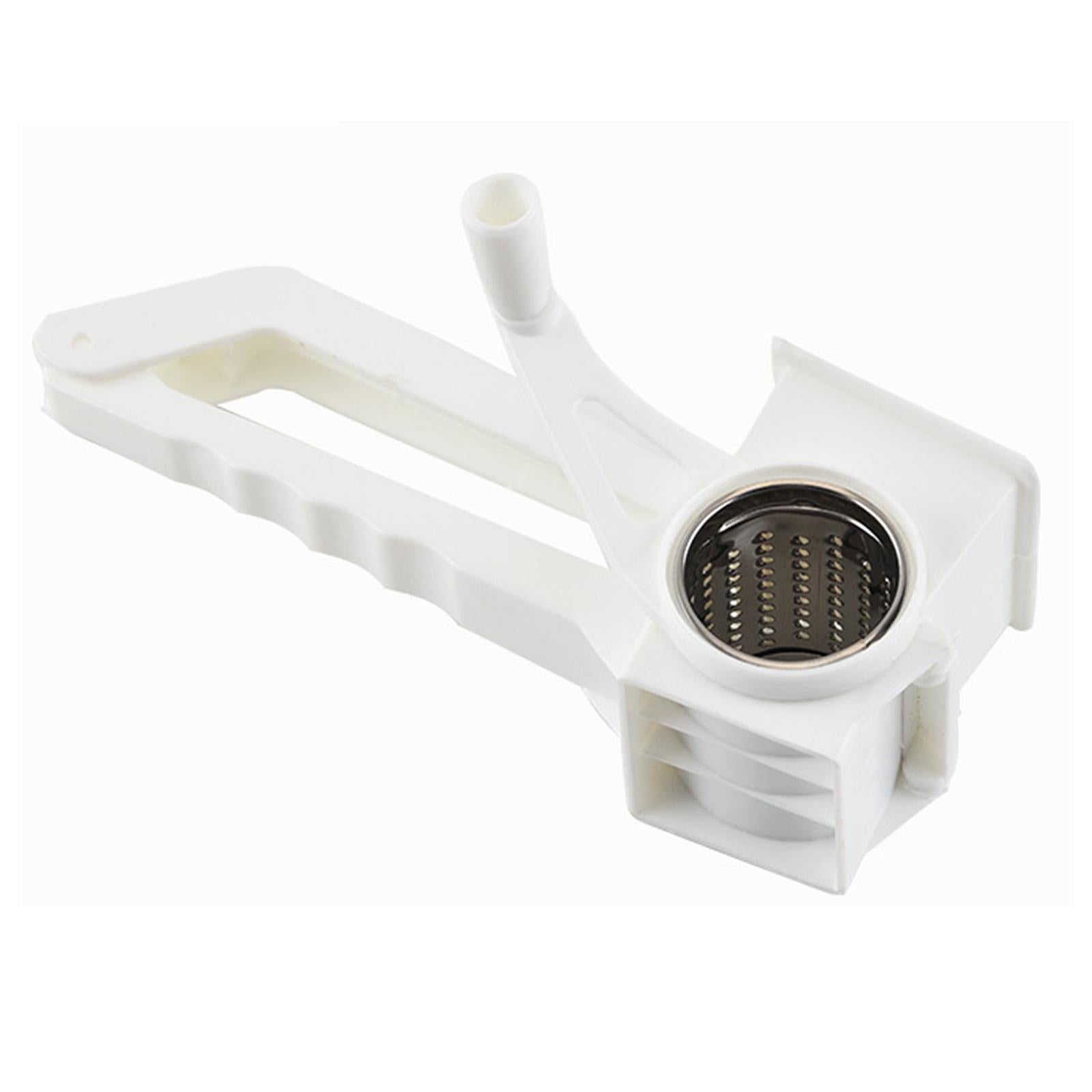 3xStainless Steel Handheld Rotary Cheese Grater Drum f/ Fruit Nut Kitchen Tool