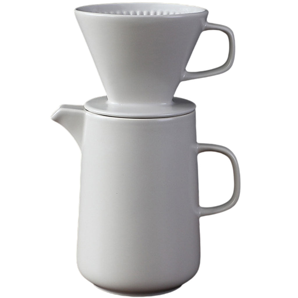 Coffee Dripper Kit Kitchen Accessories Hand Brewed for Coffee Shop Office Light Grey L