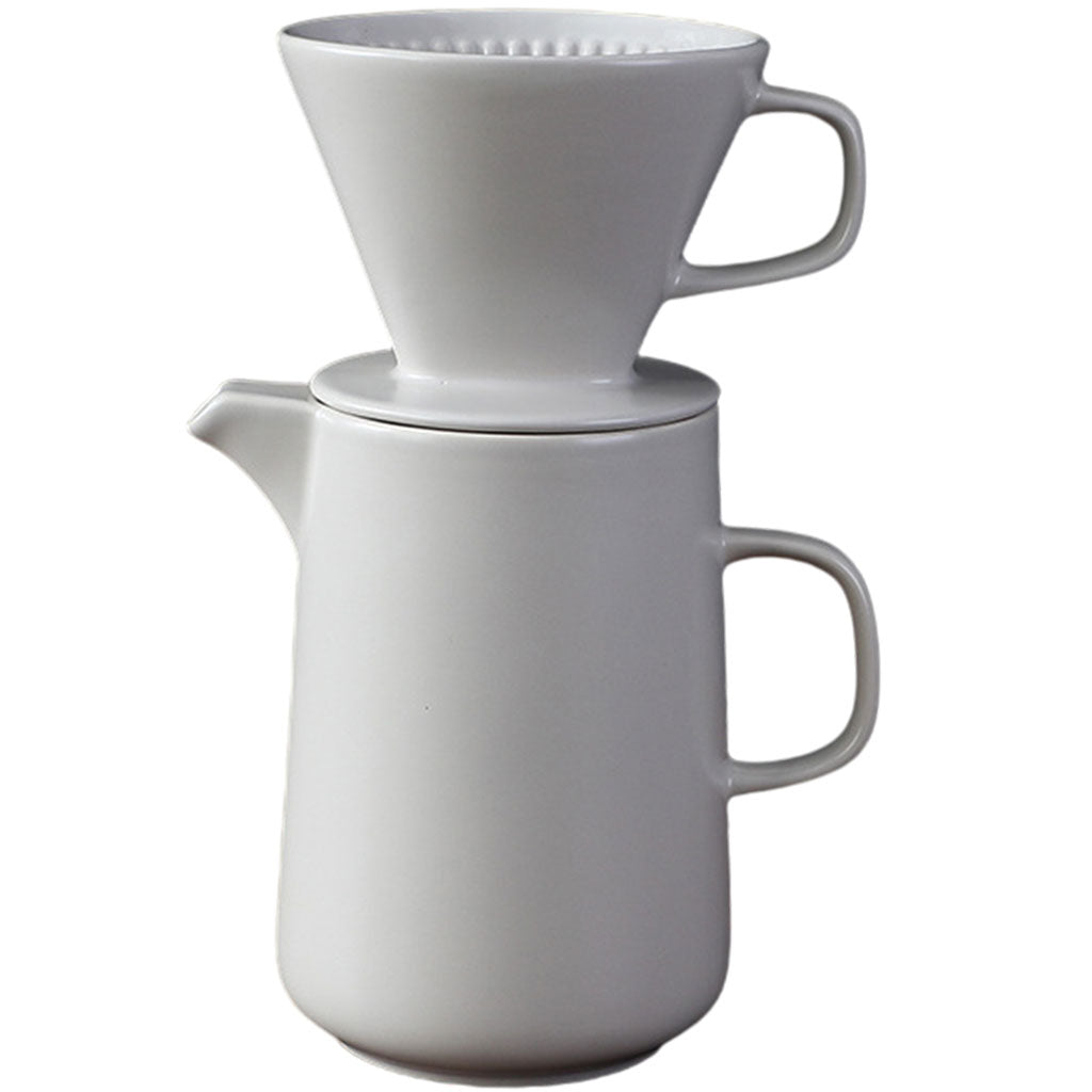 Coffee Dripper Kit Kitchen Accessories Hand Brewed for Coffee Shop Office Light Grey L