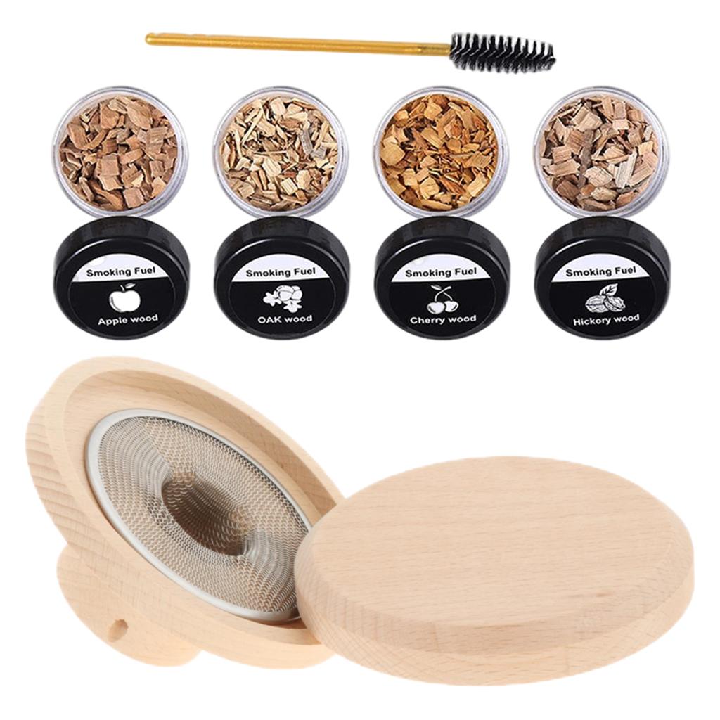 Cocktail Smoker Kit Old Fashioned Chimney Drink Smoker for Infusing Cocktail