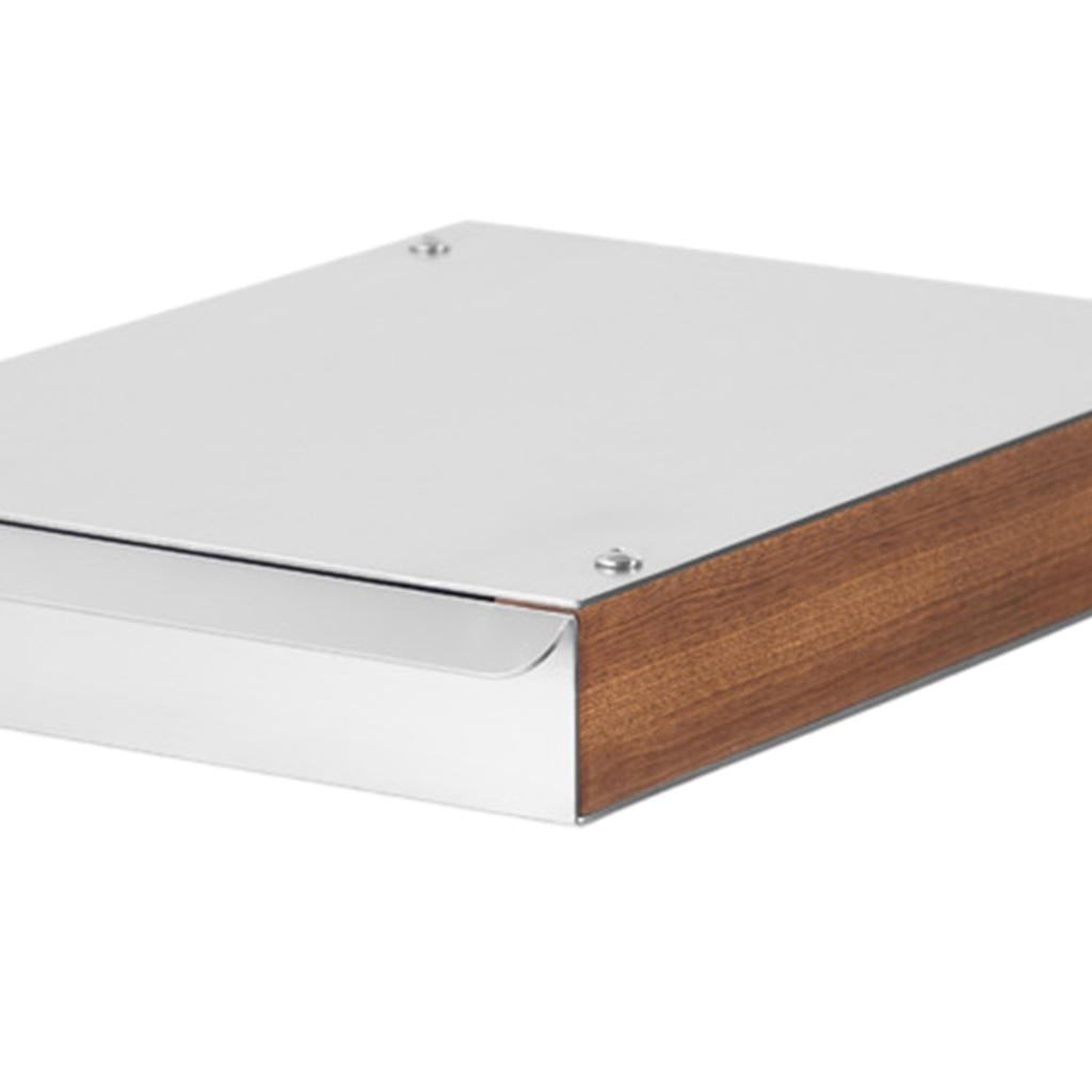 Coffee Knock Box Coffee Grind Knock Box Non-Slip for Home Bar Kitchen Cafe white