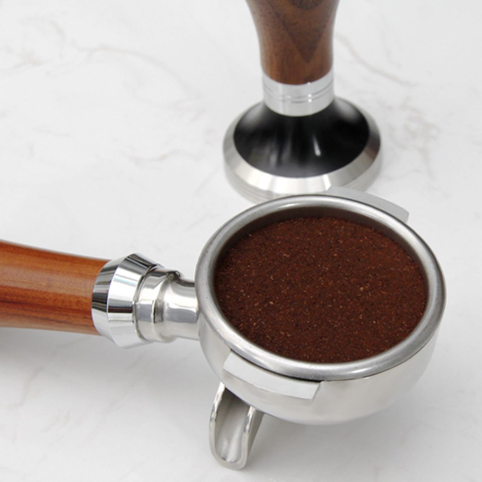 Coffee Tamper Wooden Handle Espresso Distribution for Espresso Coffee Cafe Diameter 51mm