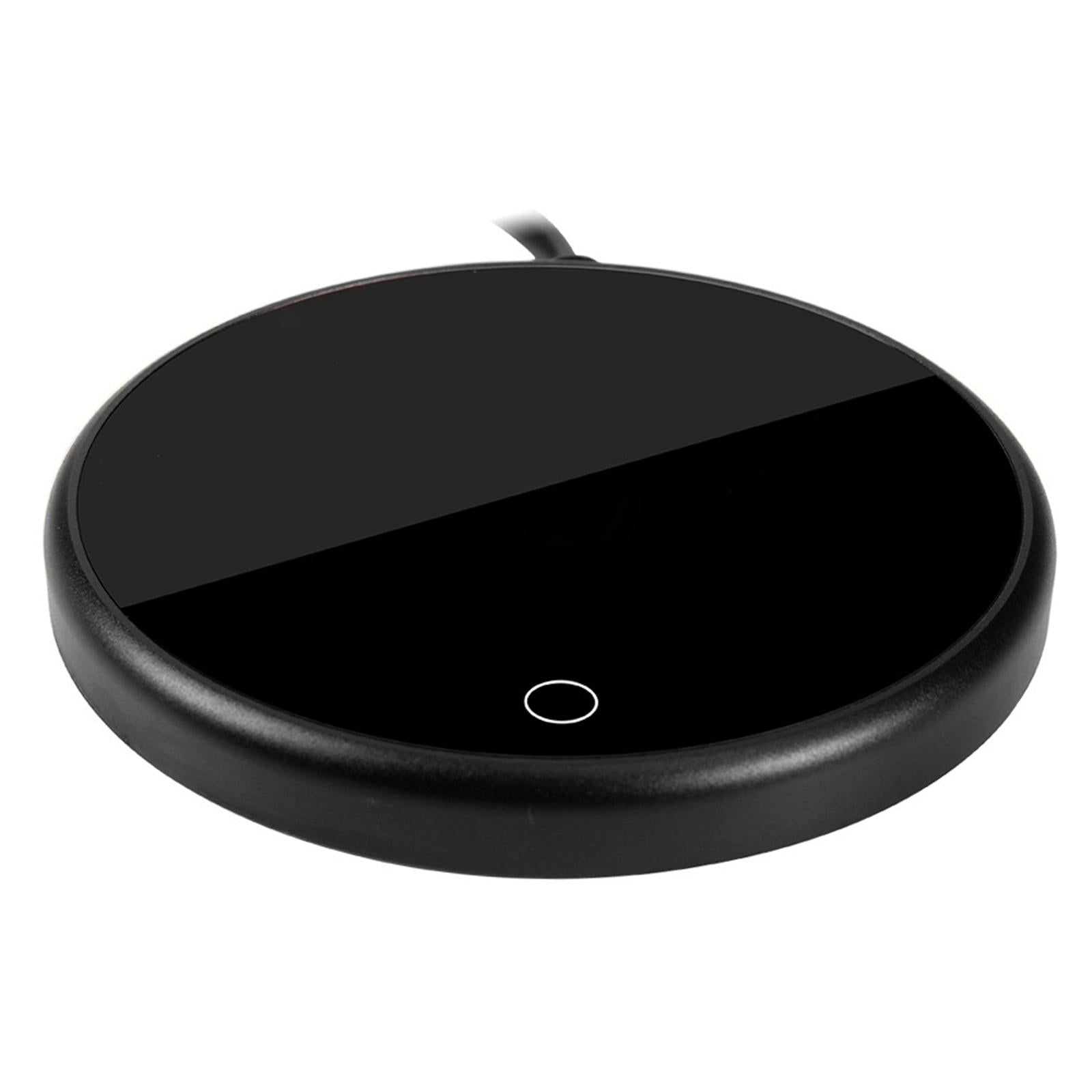 Coffee Mug Warmer Heater Coaster 15W Cushion Auto Shut Off Plate for Home black