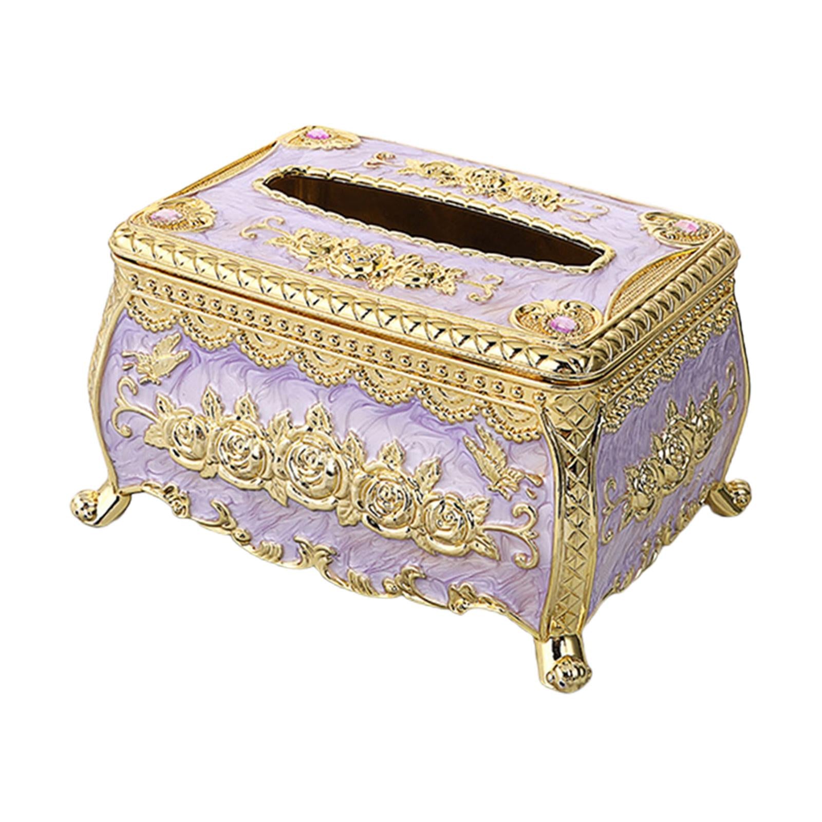 Acrylic Tissue Box Creative Decor Light Luxury for Home Bathroom Kitchen G