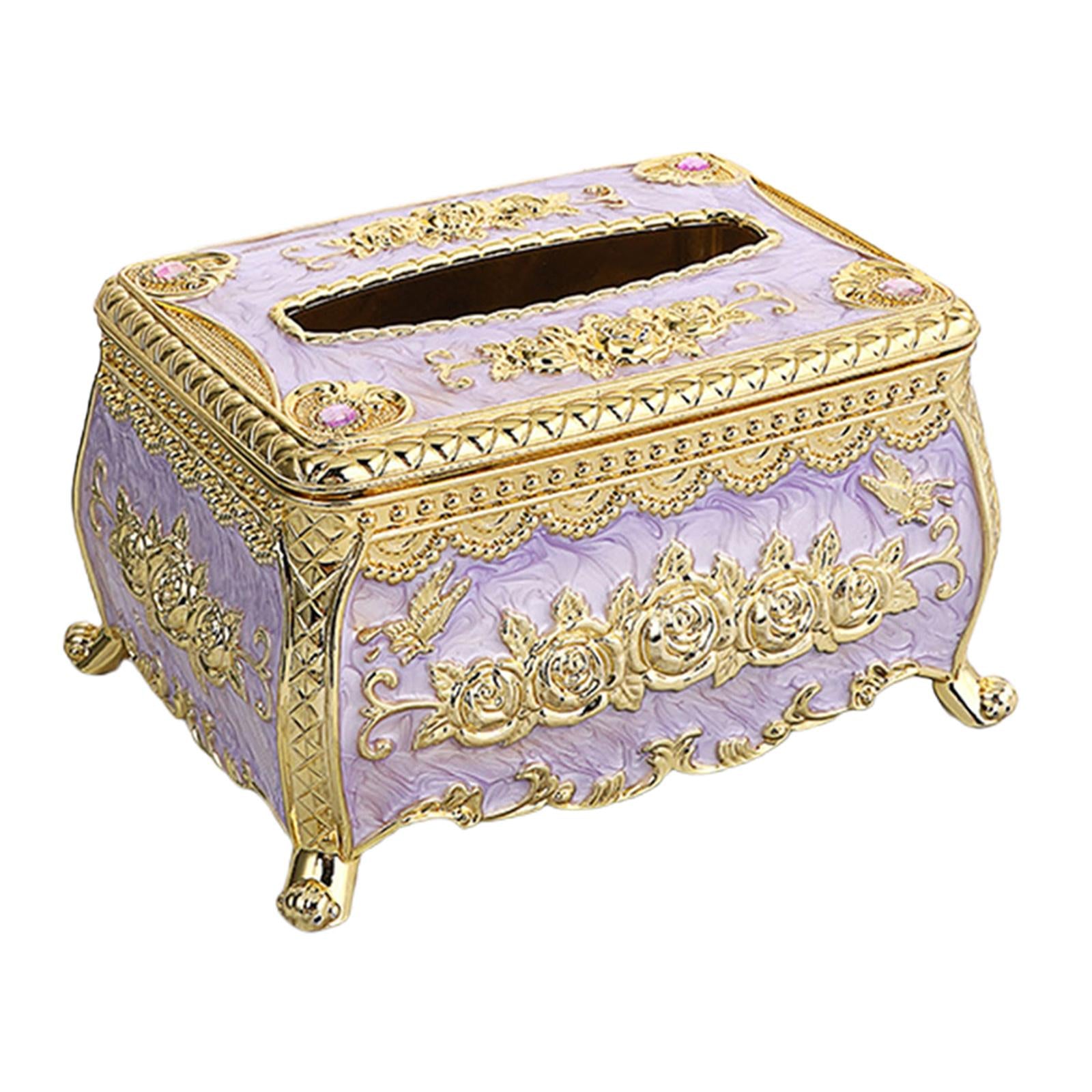 Acrylic Tissue Box Creative Decor Light Luxury for Home Bathroom Kitchen G