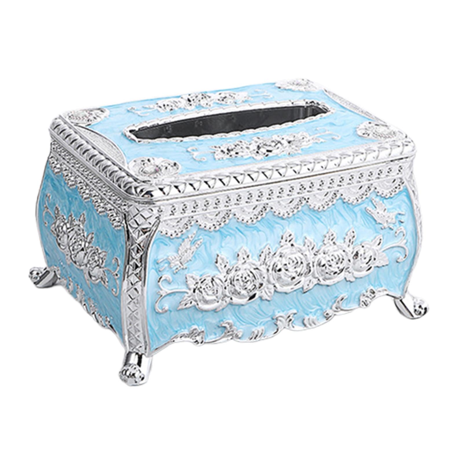 Acrylic Tissue Box Creative Decor Light Luxury for Home Bathroom Kitchen H