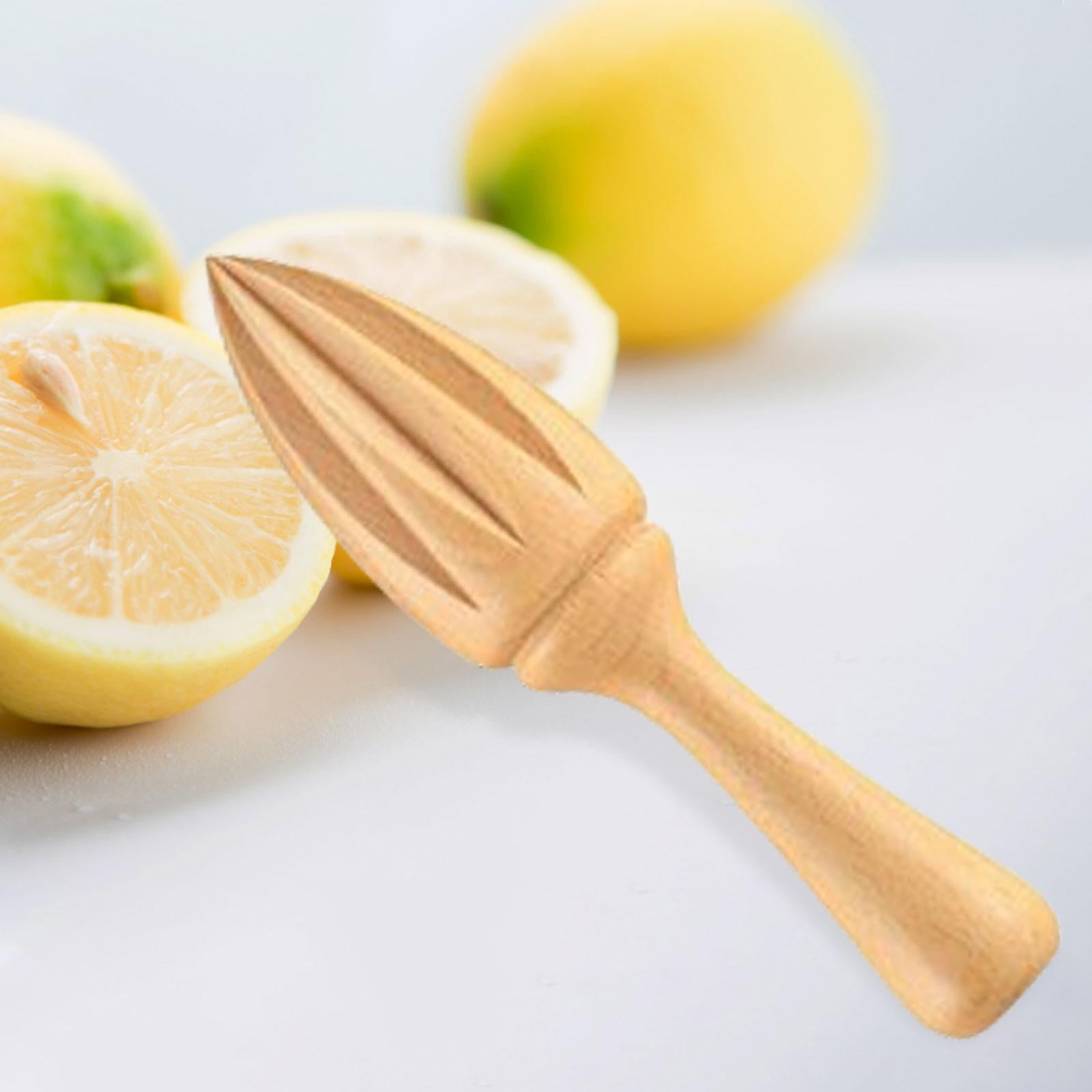 2xUnique Lemon Juicer Hardwood Handheld Citrus Juicer for Bar Juice Shop Home