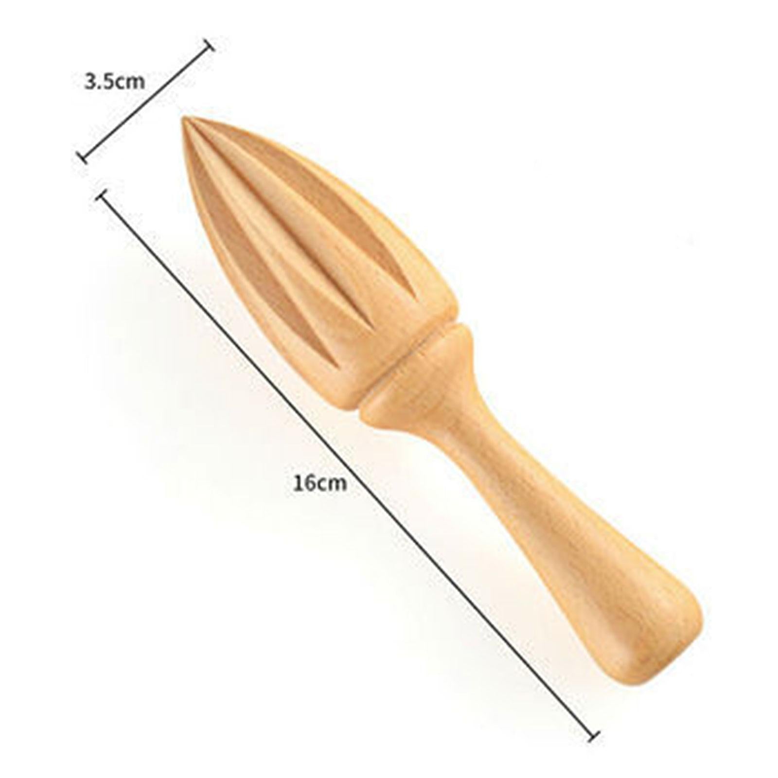 2xUnique Lemon Juicer Hardwood Handheld Citrus Juicer for Bar Juice Shop Home