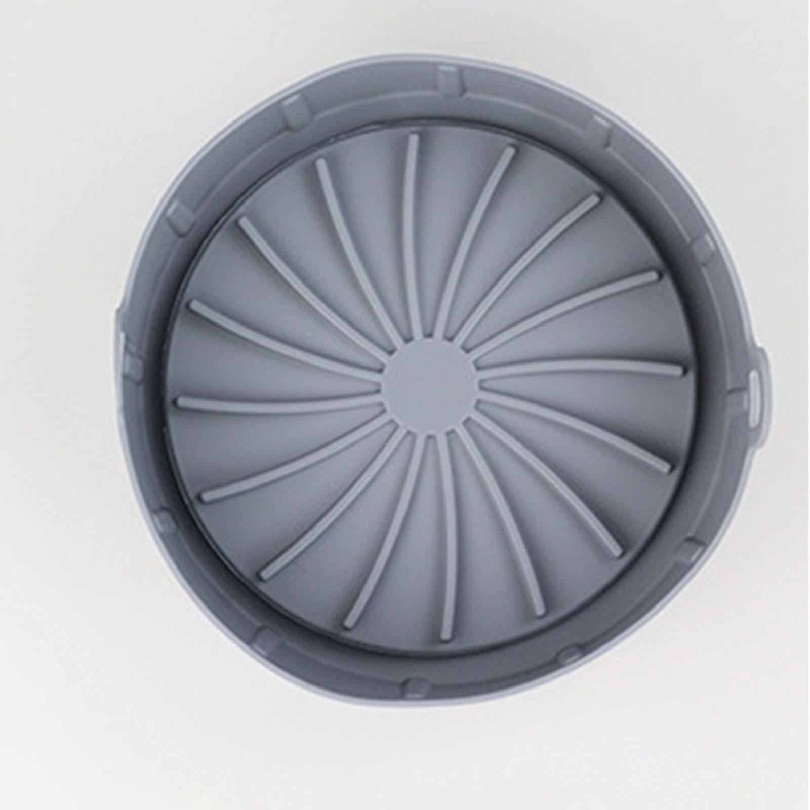 Air Fryer Silicone Pot Food Safe Air fryers Oven Accessories Gray S