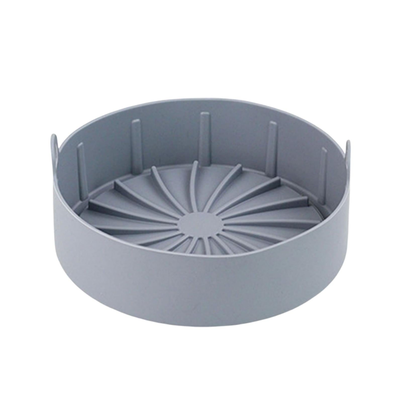 Air Fryer Silicone Pot Food Safe Air fryers Oven Accessories Gray S
