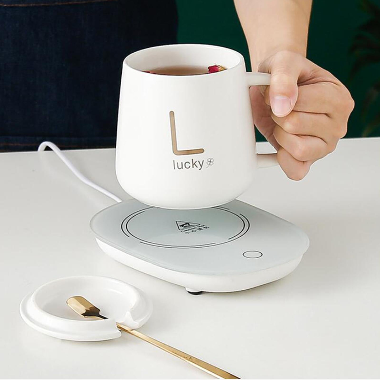 Beverage Warmer Constant Temperature Mug Warmer for Office Home White