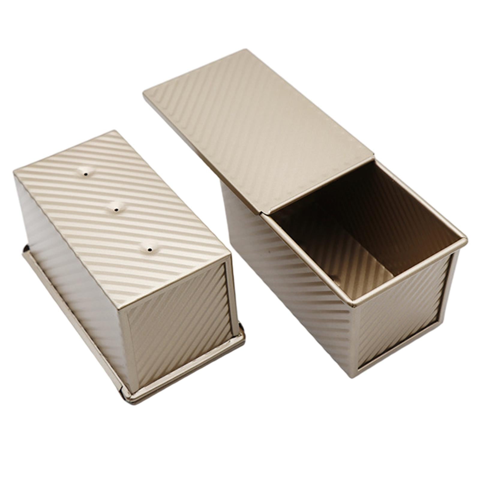 Bread Loaf Pans Non-Stick Cake Tray Toast Box with Lid Home Baking Tools