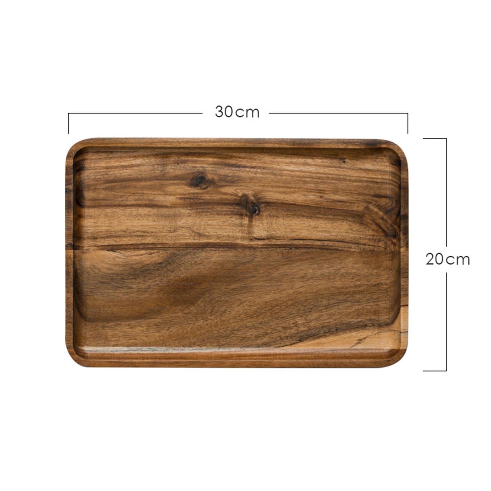 Bread Vegetable Trays Wooden Platter Fruit Cookie Platter Large Rectangular