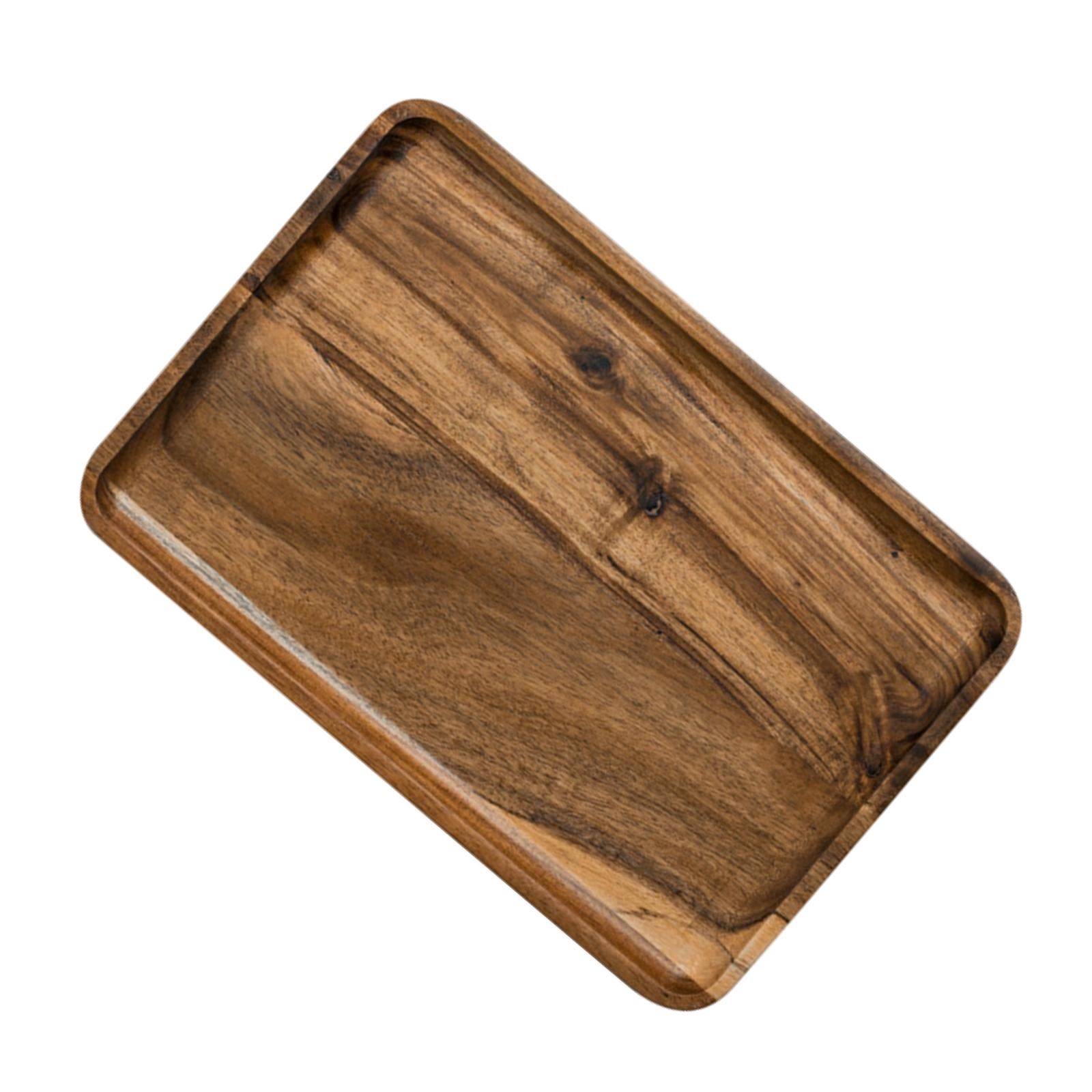 Bread Vegetable Trays Wooden Platter Fruit Cookie Platter Large Rectangular