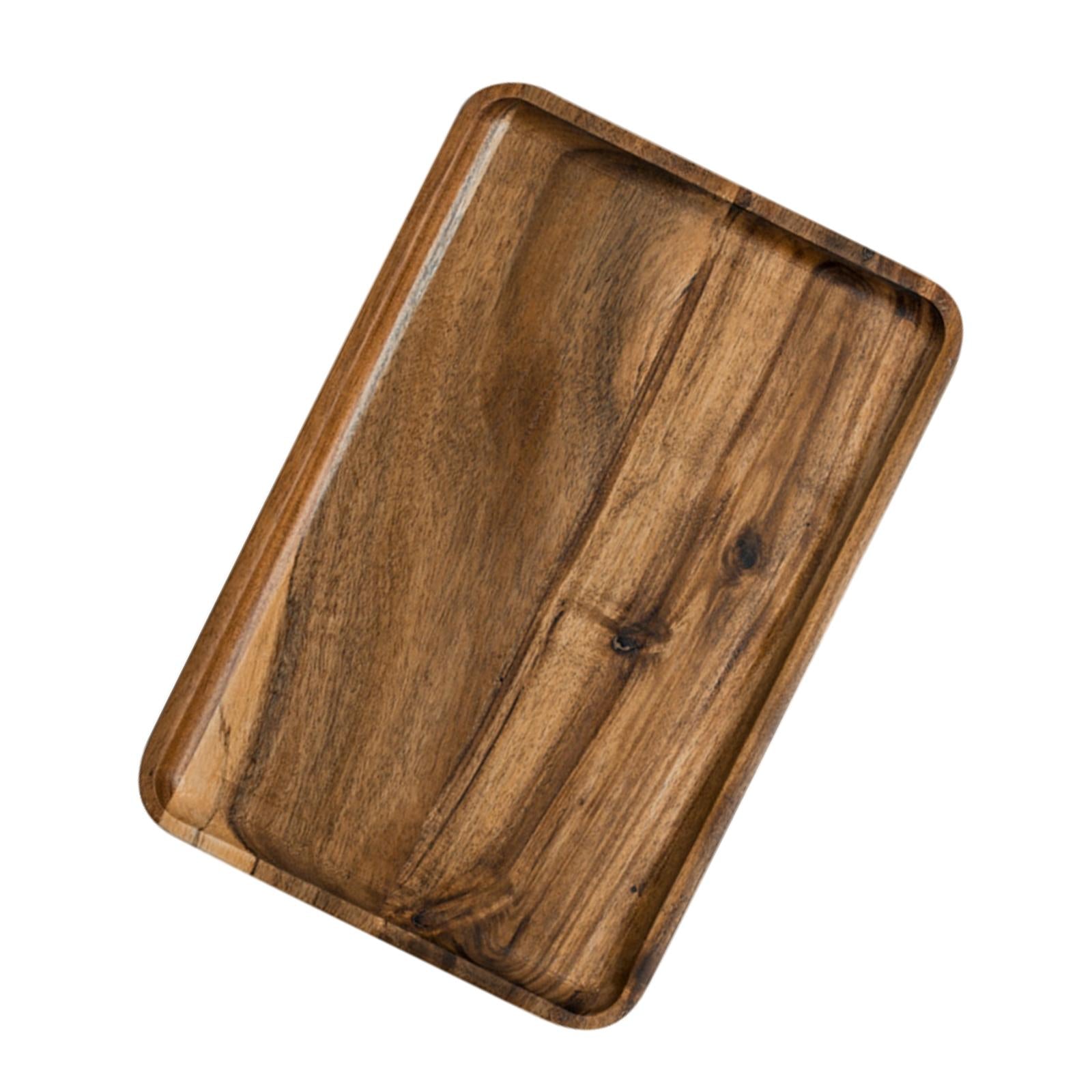 Bread Vegetable Trays Wooden Platter Fruit Cookie Platter Large Rectangular