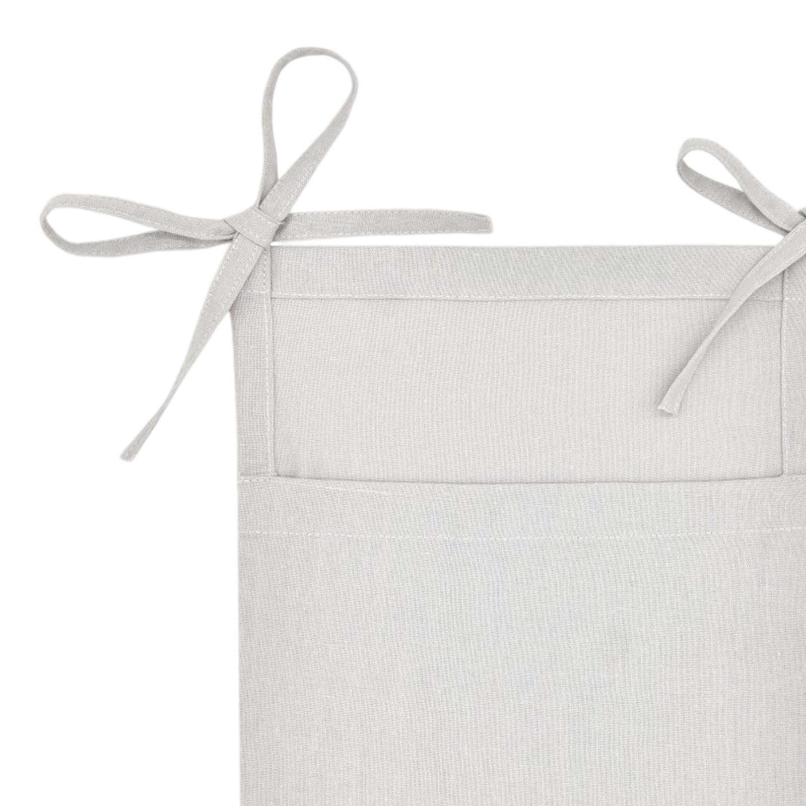 Baby Crib Cot Hanging Storage Bag Diaper Storage Toy Diaper Bag Light Grey