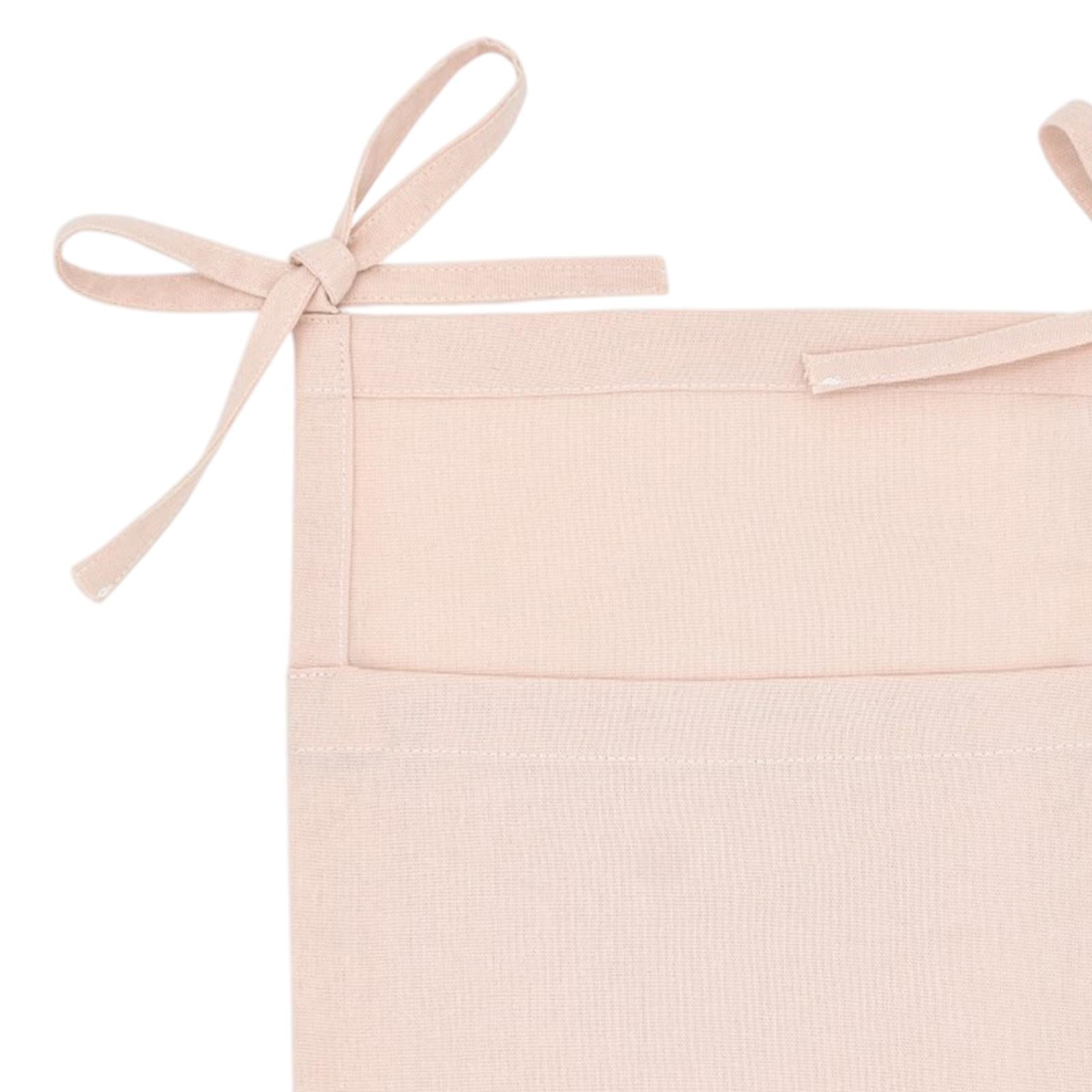 Baby Crib Cot Hanging Storage Bag Diaper Storage Toy Diaper Bag Pink