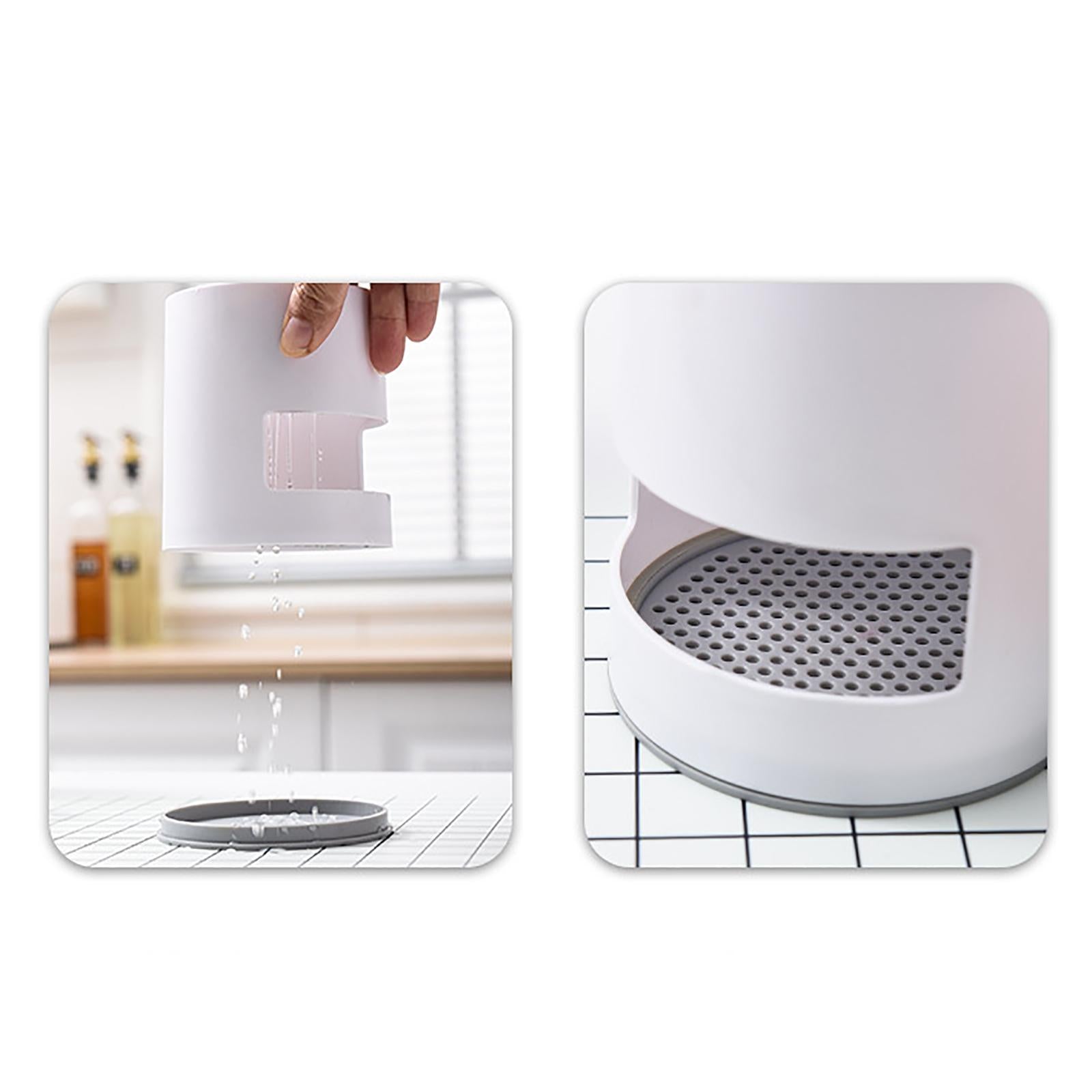4xToothbrush Holder Detachable Multifunctional for Kitchen Utensils Countertop White