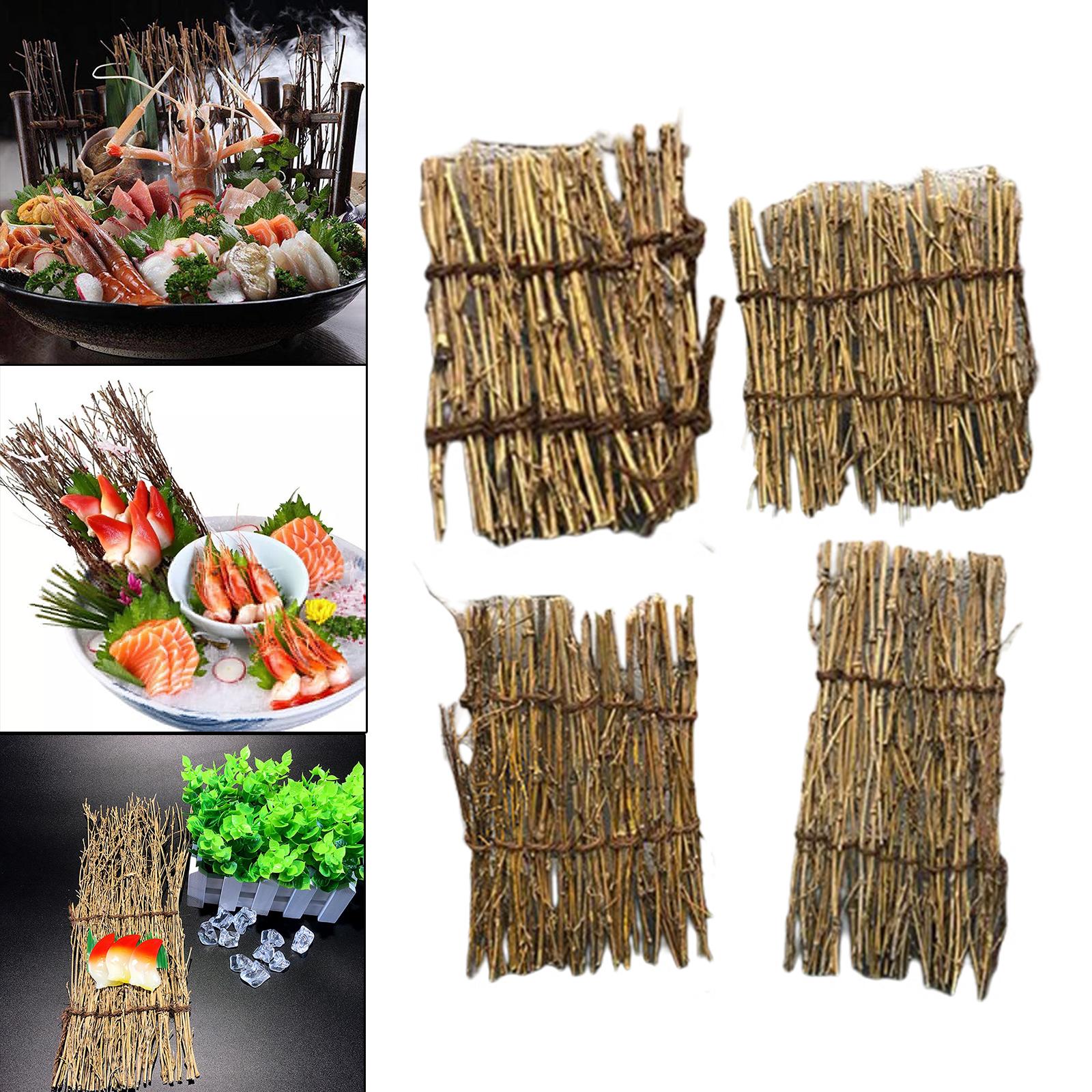 Bamboo Sushi Dish Sushi Tool Decorations for Japanese Sushi 11x6cm