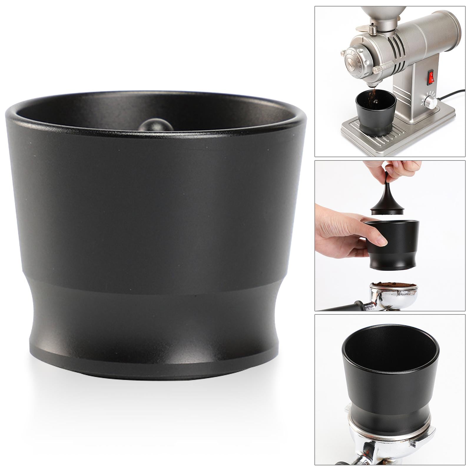 Aluminum Alloy Coffee Dosing Rings for 51/58mm Coffee Tamper Barista Tool Black