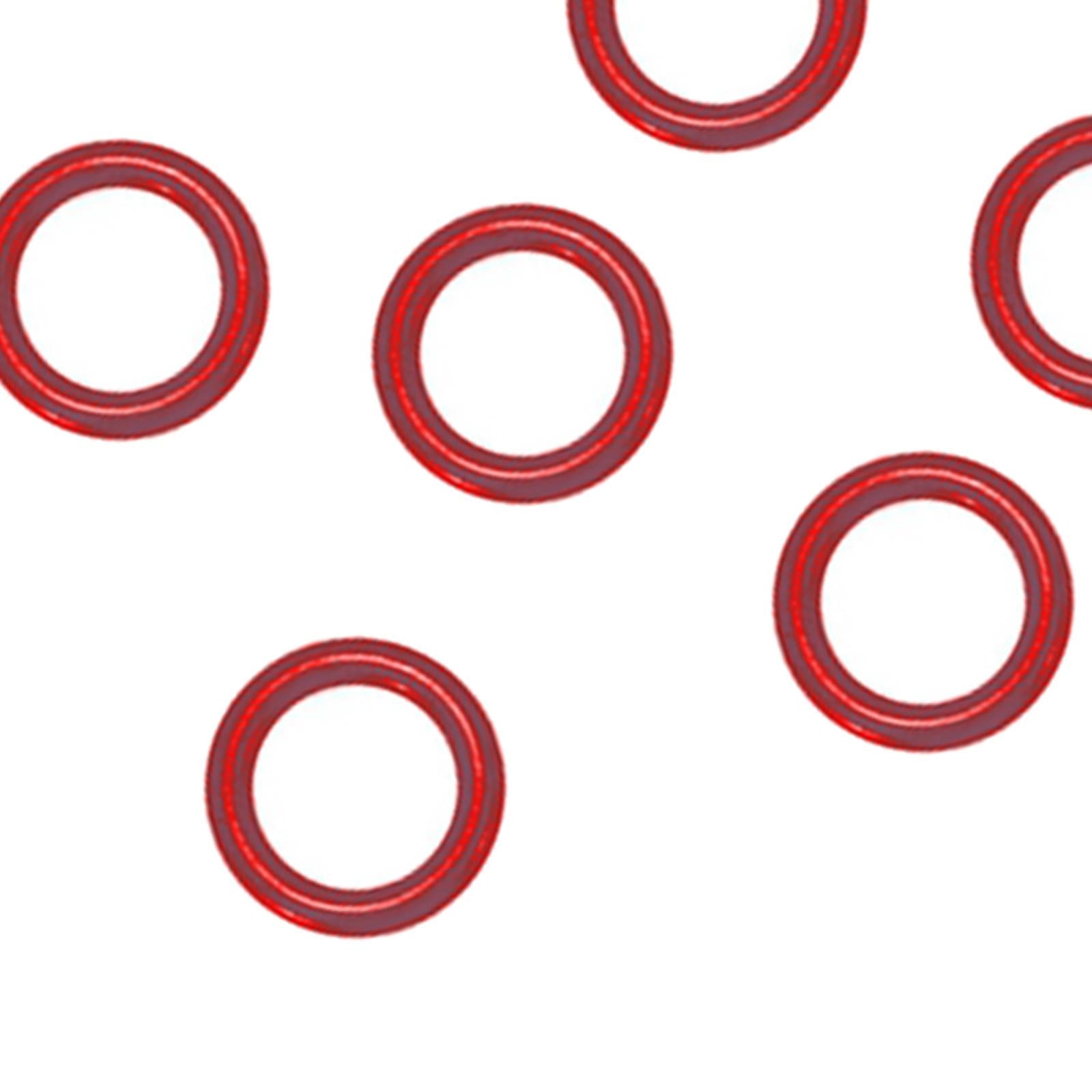 10 Pieces O-Rings Spare Parts Pressure Washer Set Rubber Rings for Karcher Red