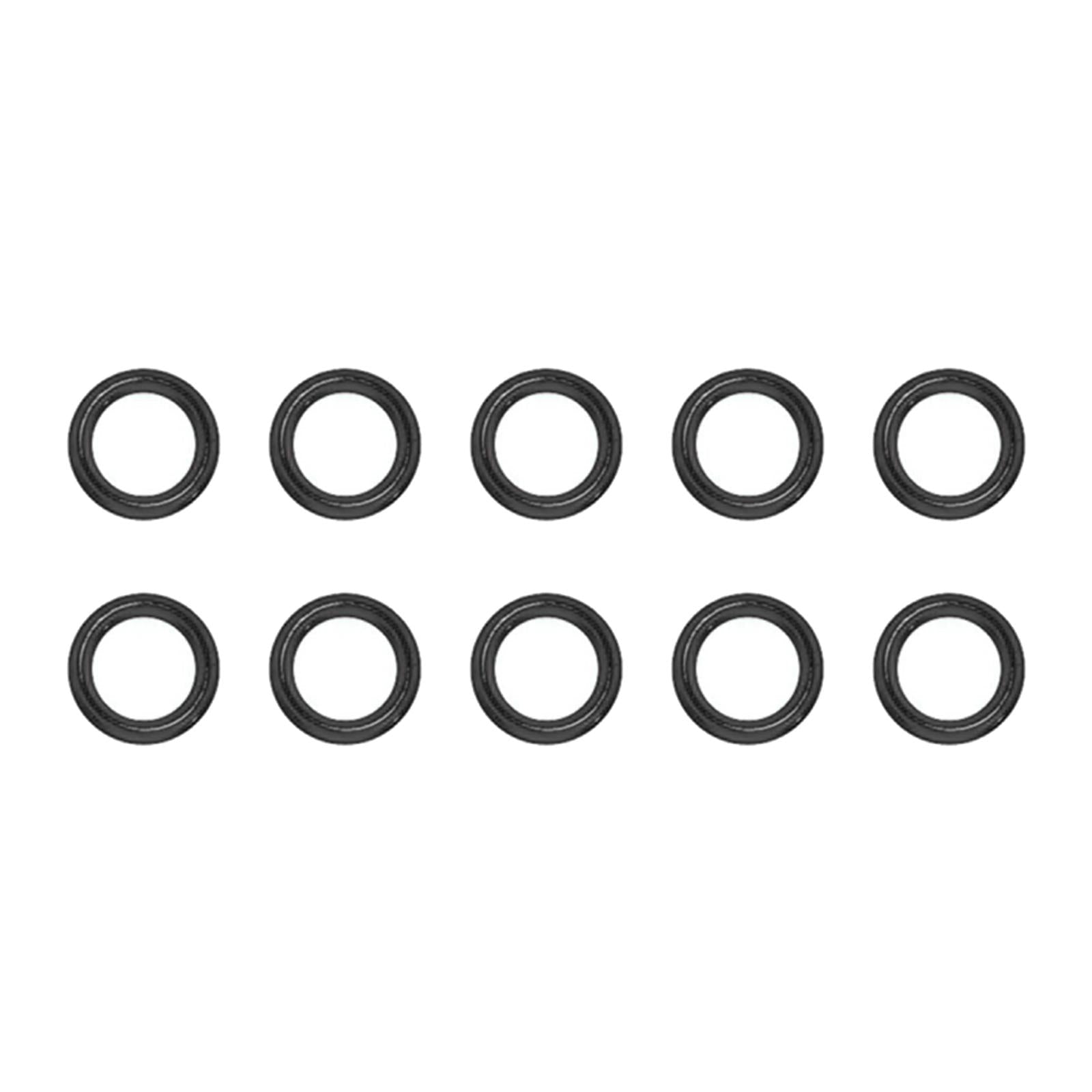 10 Pieces O-Rings Spare Parts Pressure Washer Set Rubber Rings for Karcher Black