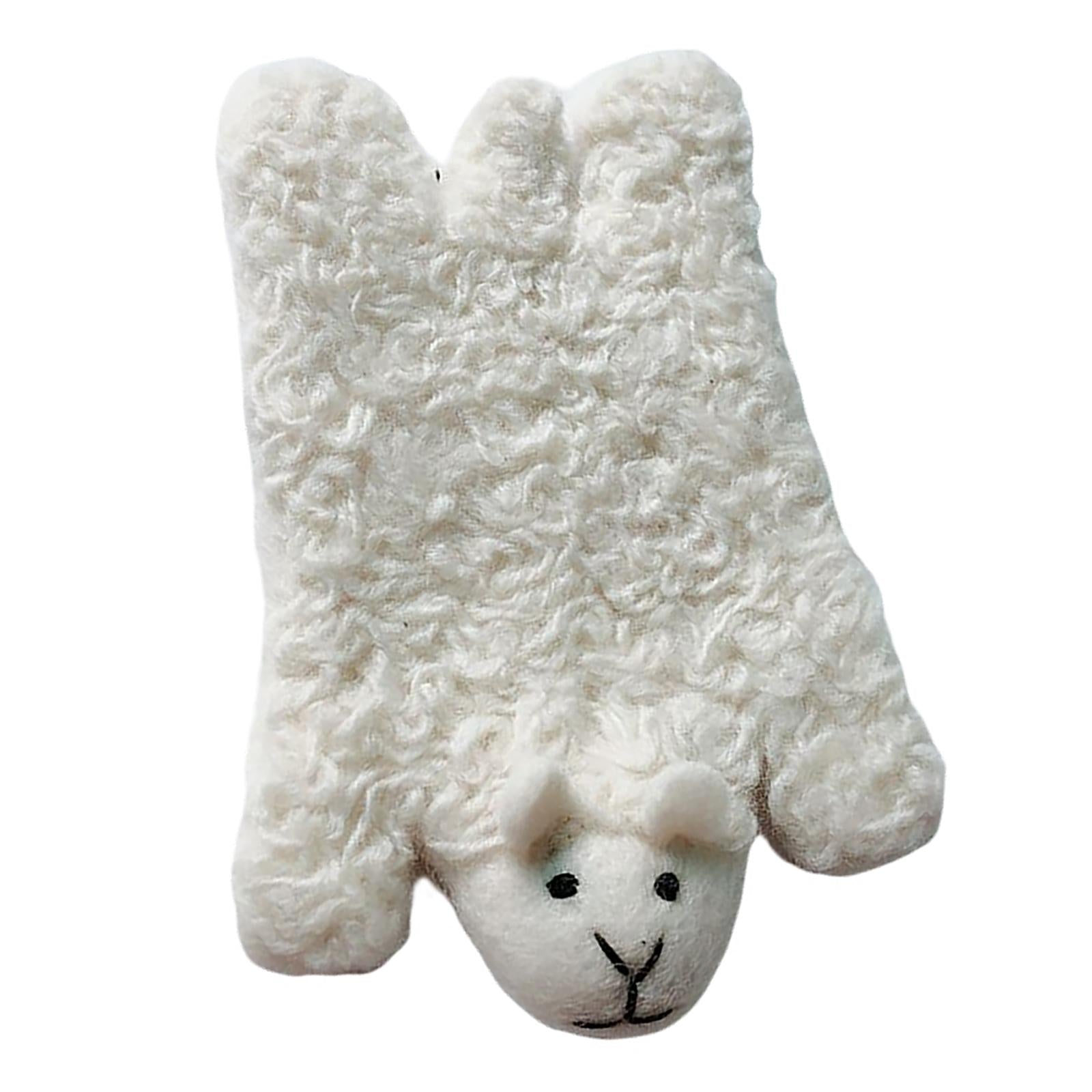 Animal Wool Felt Placemat Non-Slip Cup Coaster for Party Restaurant Kitchen Sheep