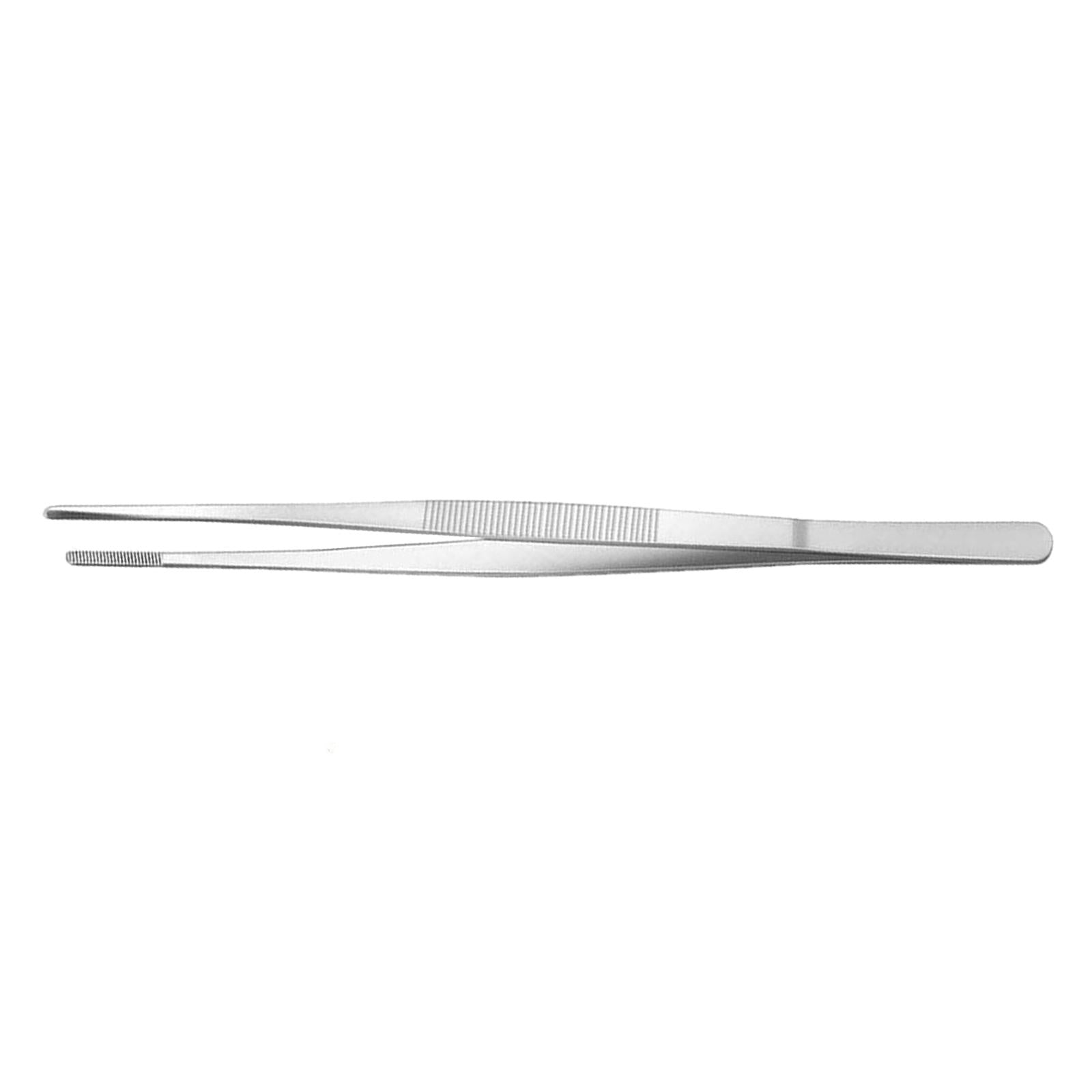 2xStainless Steel BBQ Food Tongs BBQ Tweezer BBQ Clamp for Barbecue Cooking