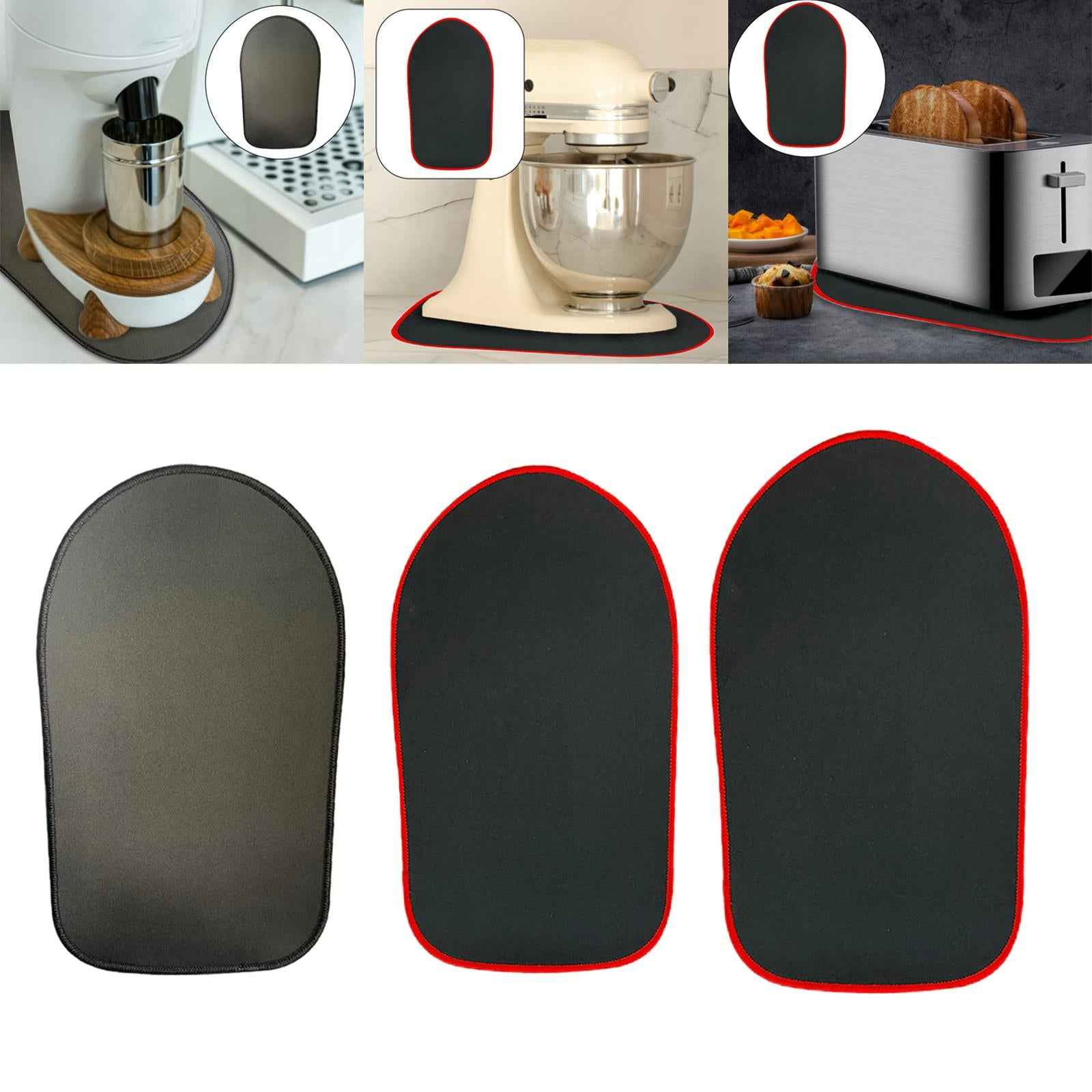 Rubber Kitchen Appliance Slide Mats Mixers Kitchen Cover for Stand Mixer Black 4.5L 5L