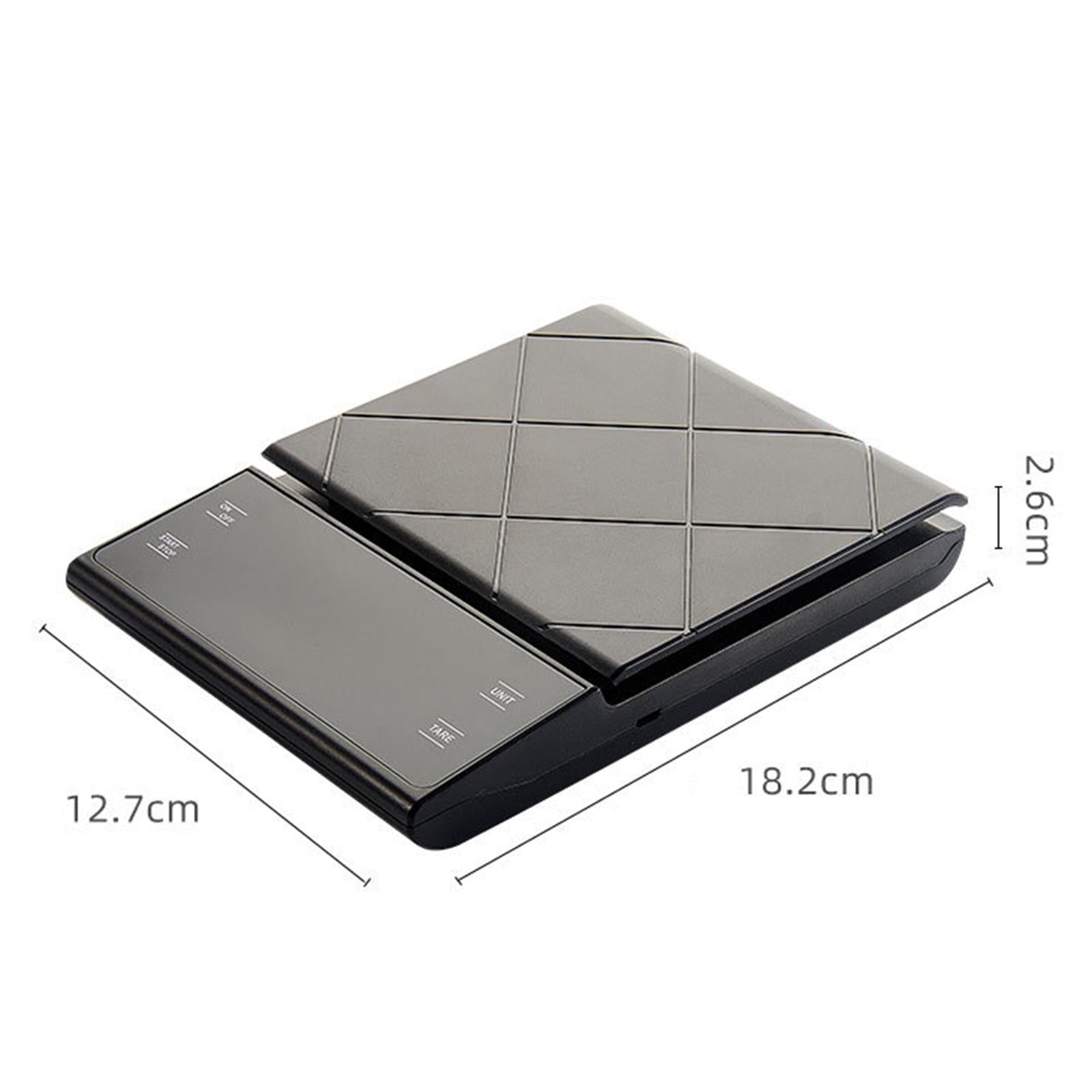 Coffee Scale Weight Balance Scale for Pour Over and Drip Coffee Black