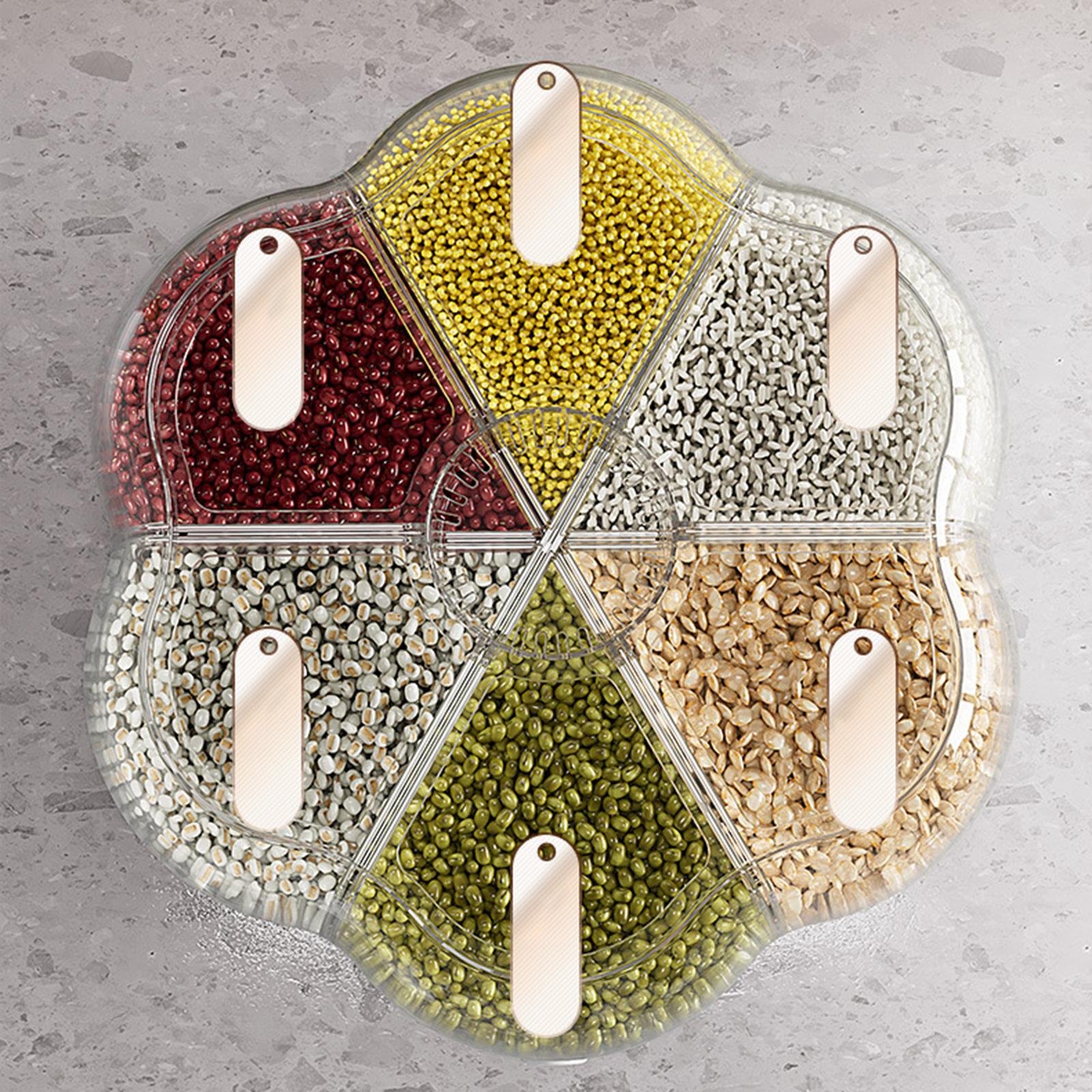 Cereal Dispenser Rice Bucket Airtight Dry Food Storage Box for Home Pantry green