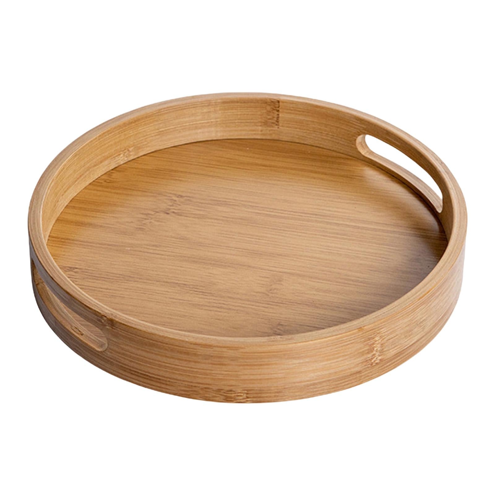 Bamboo Serving Tray Party Wedding Supplies for Living Room Dining Room Home 40x40x5CM