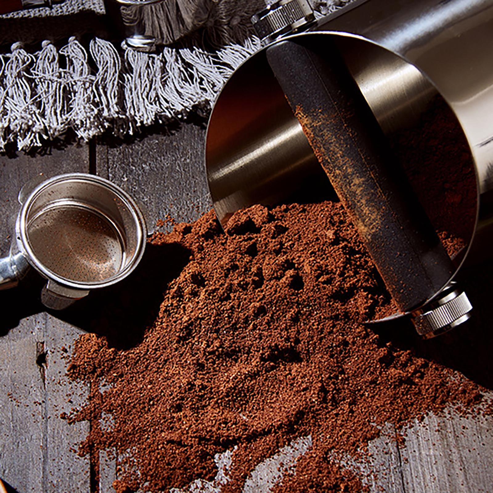 Coffee Knock Box with Removable Knock Bar for Coffee Grounds Coffee Tools Silver