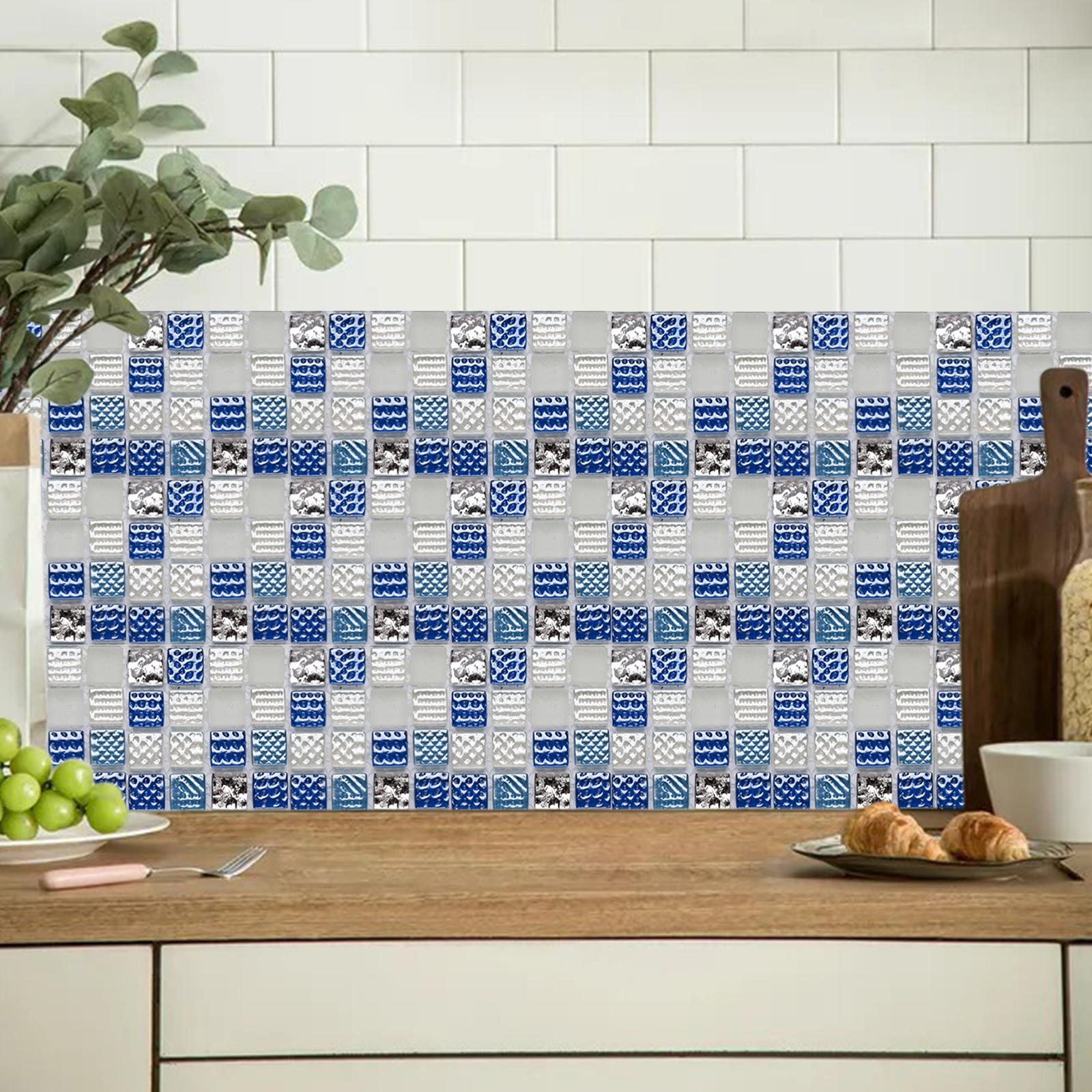 10 Pieces Self Adhesive Tile Backsplash Peel & Stick Home Decor for Nursery