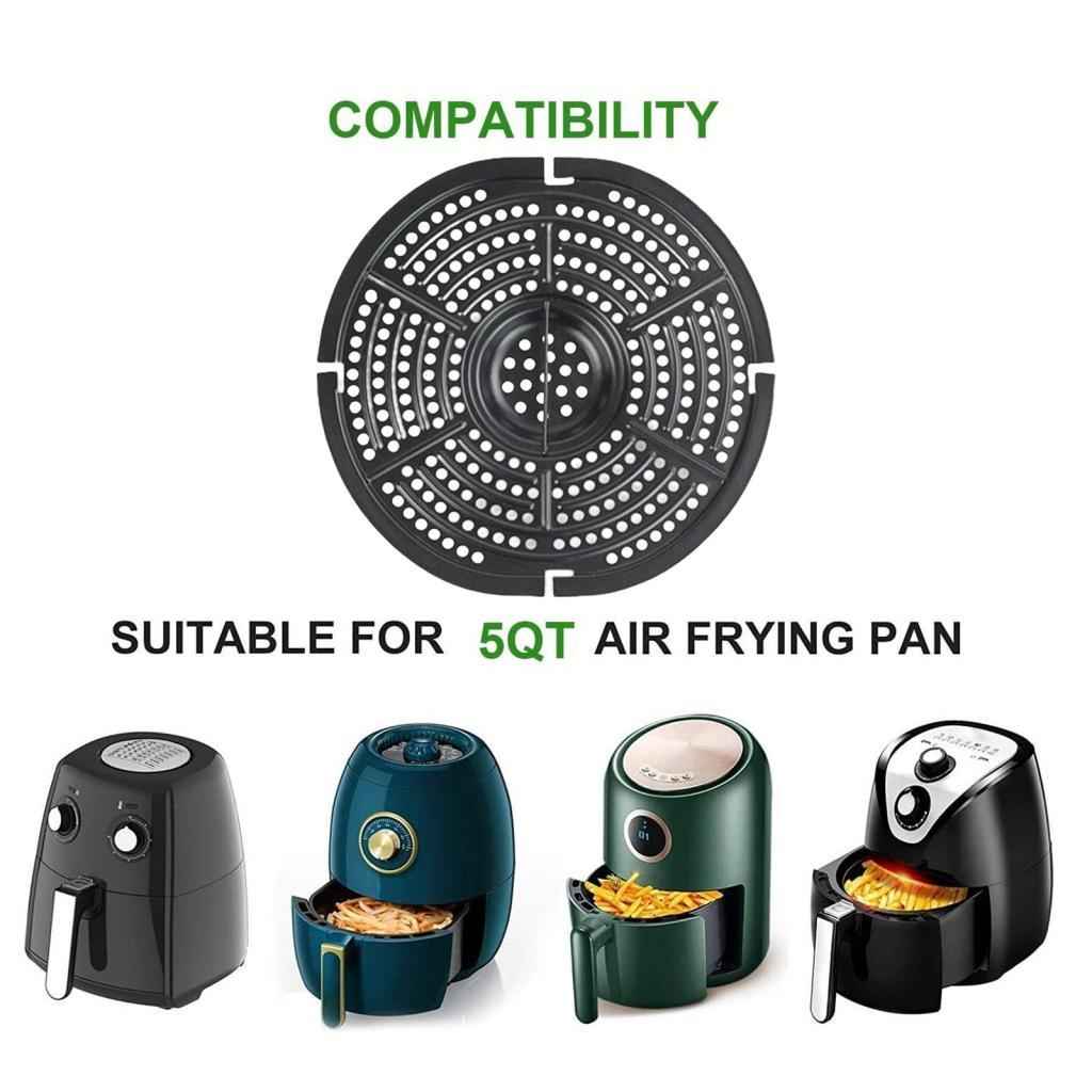 Air Fryer Replacement Grill Clean Perforated Design Crisper Plate