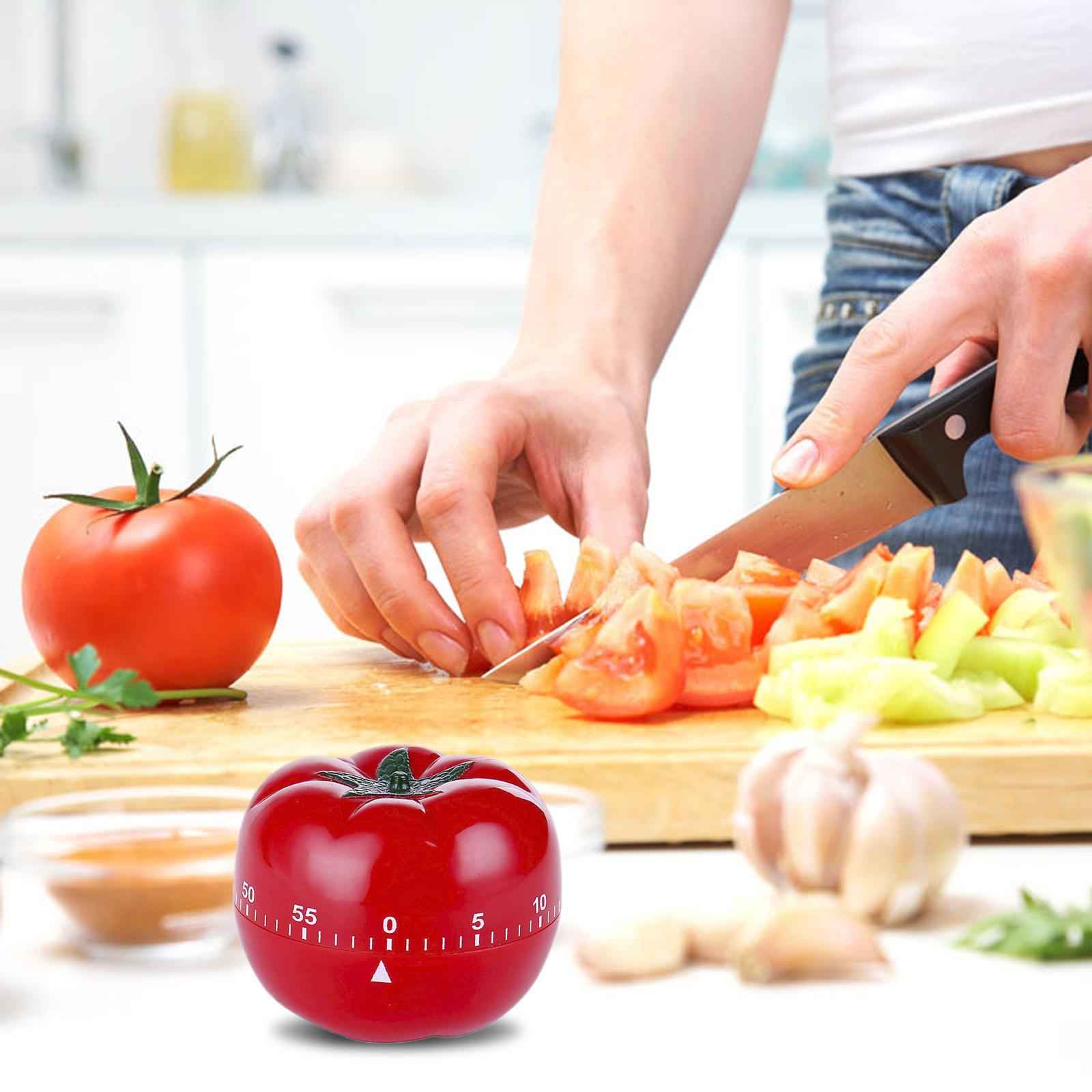 Tomato Kitchen Cooking Timer Mechanical Count Down Reminder for Cooking Work