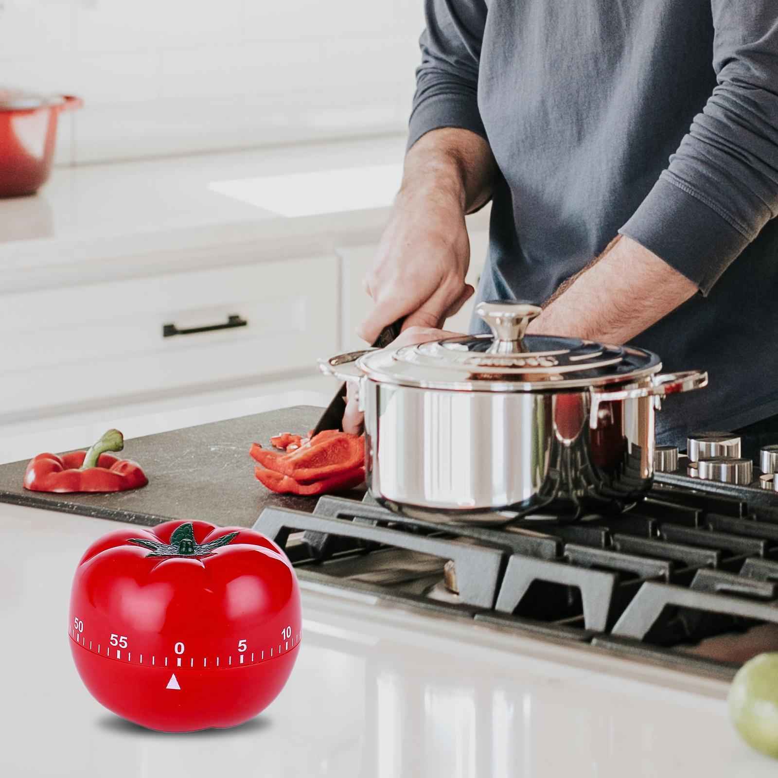 Tomato Kitchen Cooking Timer Mechanical Count Down Reminder for Cooking Work