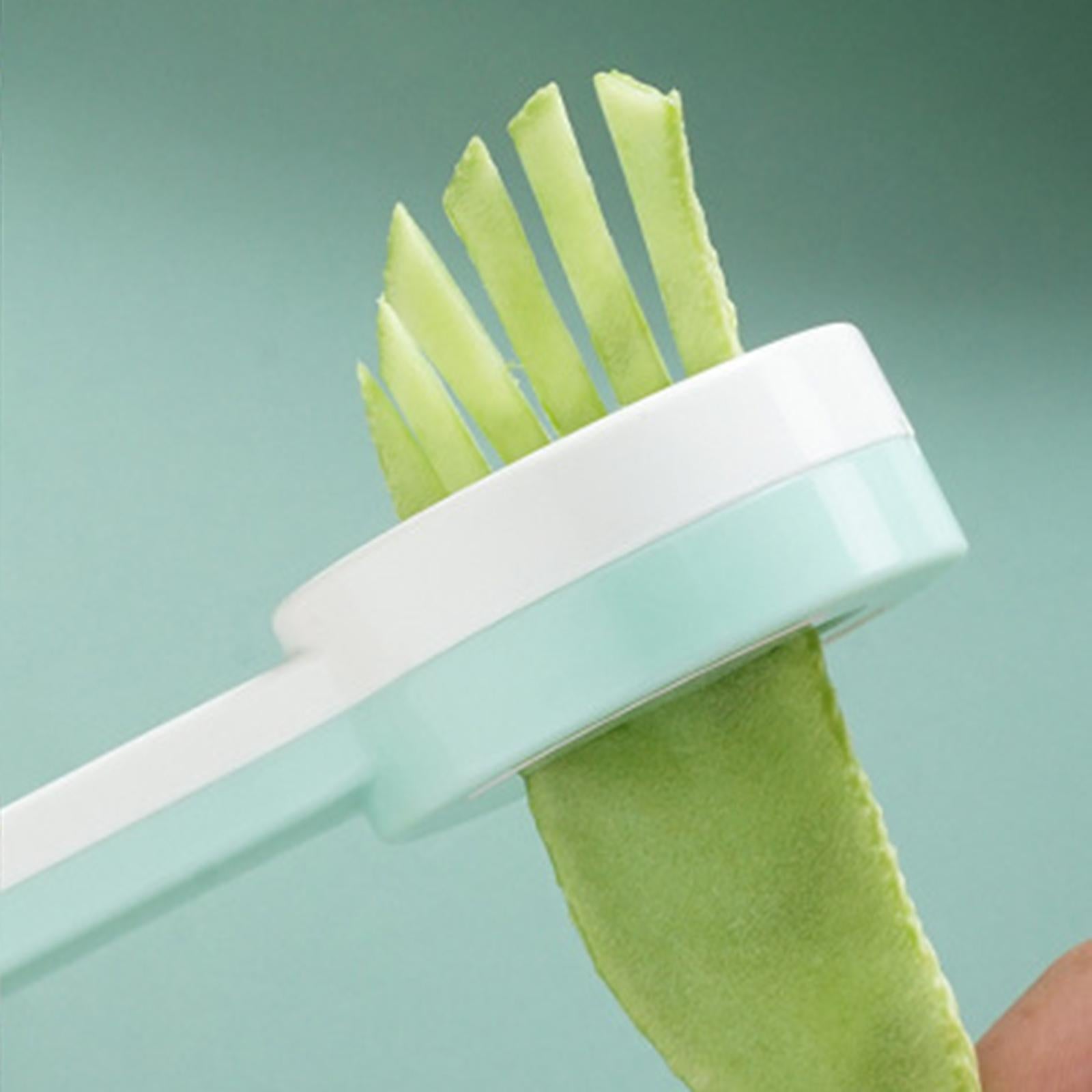 2xManual Bean Slicer Food Kitchen Gadgets Bean Cutter for Bean