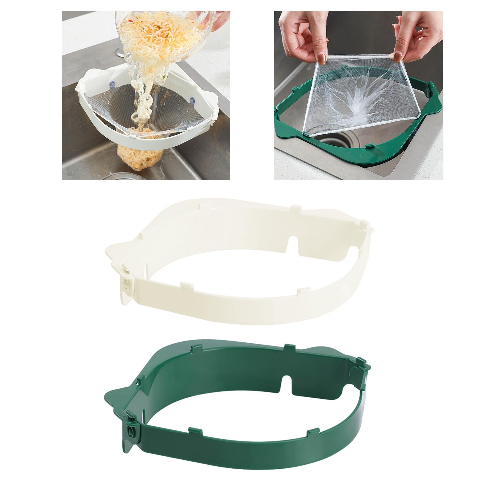 4xSink Drain Garbage Fits All Sinks Sink Drain Stopper for Kitchen Restaurant white