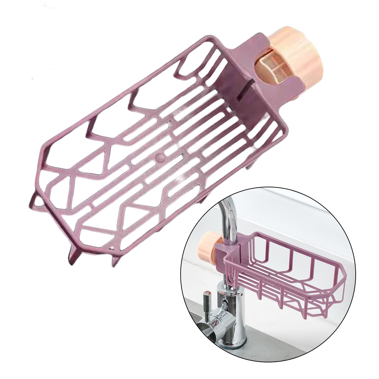3xFaucet Rack Accessory Sink Organizer Durable Hanging for rag Bathroom