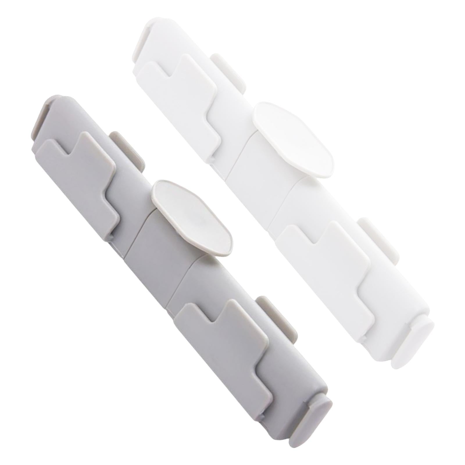 4xFlexible Garbage Sorting Clip Household Classification for Kitchen white
