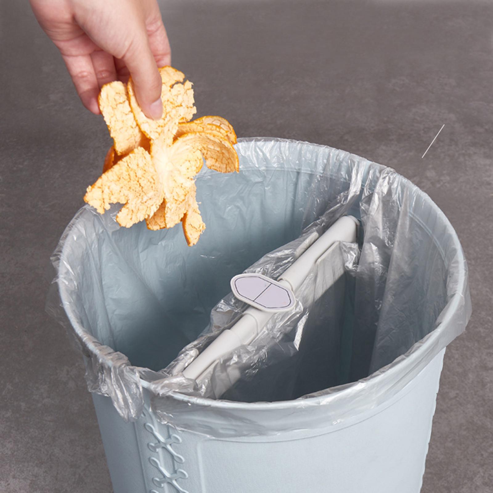 3xFlexible Garbage Sorting Clip Household Classification for Kitchen grey