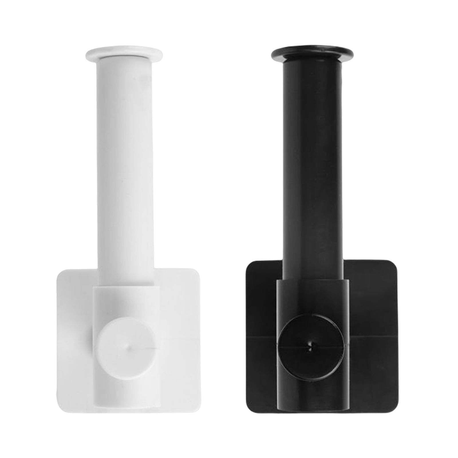 3xHousehold Toilet Paper Holder Mounted Tissue Hanger for Kitchen Washroom Art White