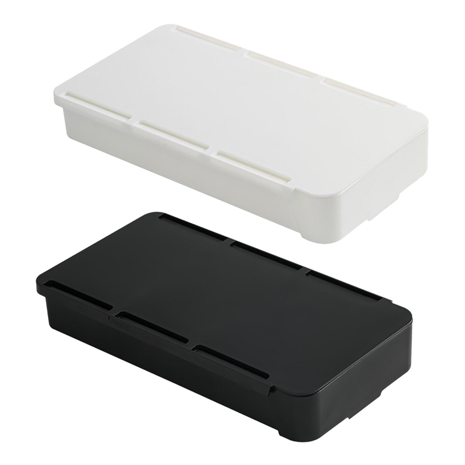 3xMultifunctional Desk Storage Drawer Storage Portable for School white