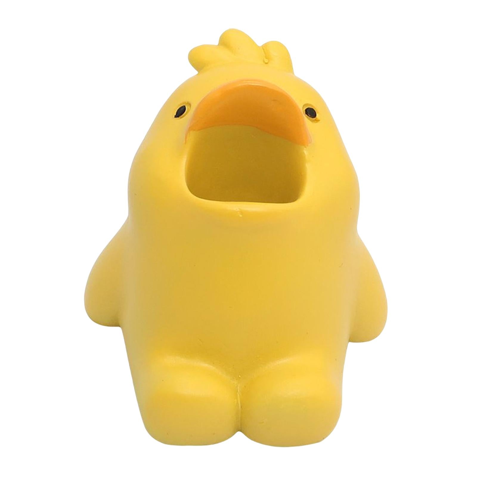 6xCute Tooth Brush Storage Wall Mounted Shower Adhesive for Household duck