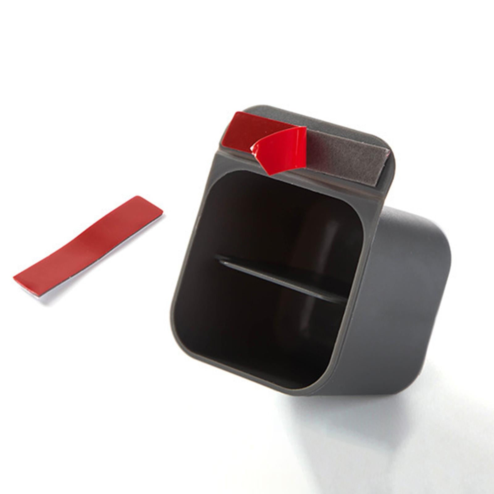 3xComputer Monitor Pocket Pencil Holder Desktop Accessories Office Stationery Gray Square