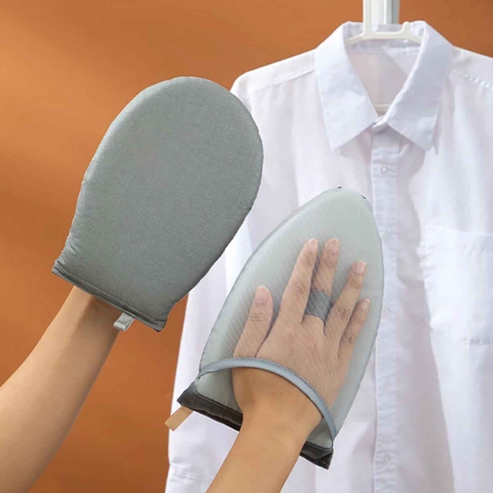Handheld Ironing Pad Heat Resistant Glove Ironing Board Heat Pad Cover Round Head