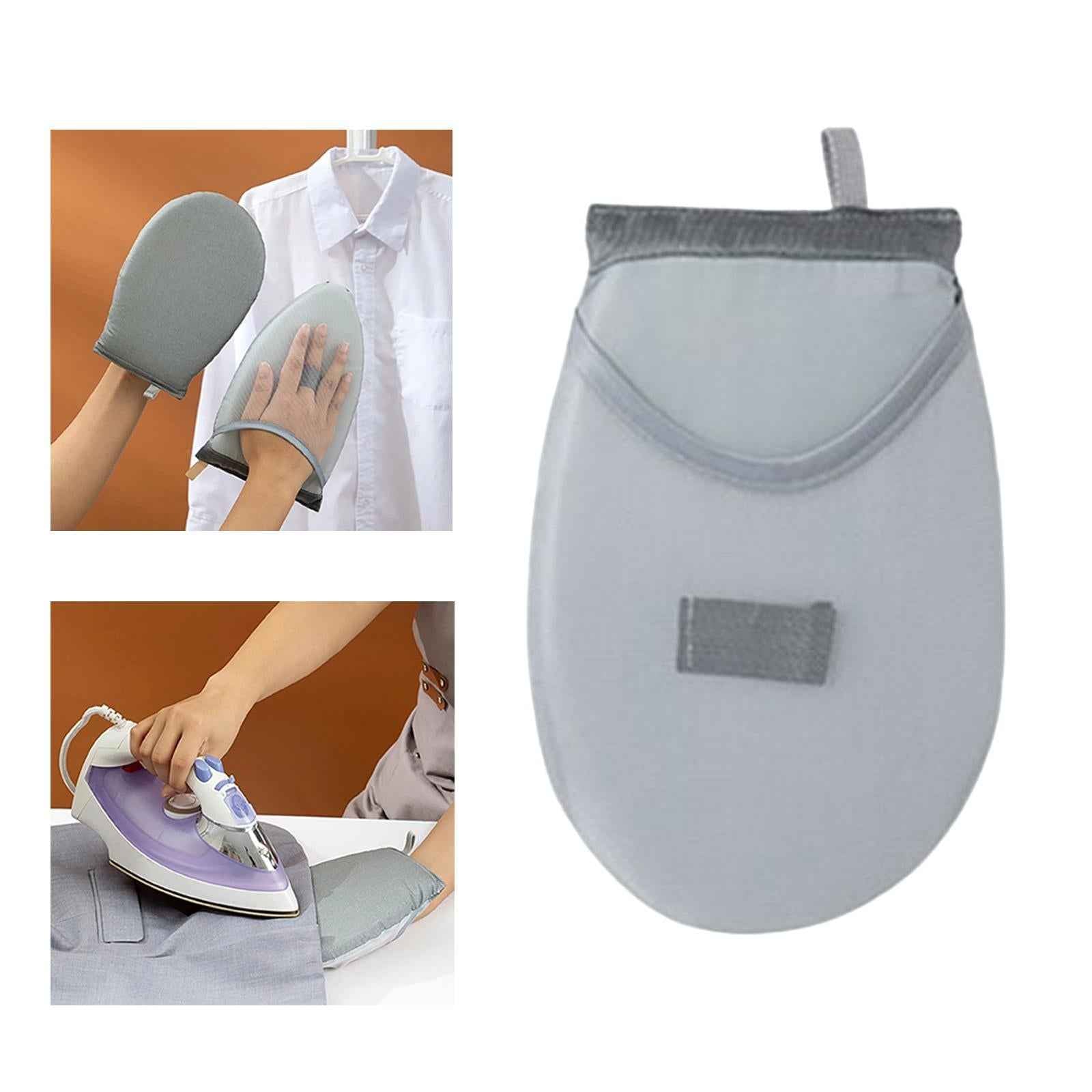 Handheld Ironing Pad Heat Resistant Glove Ironing Board Heat Pad Cover Round Head