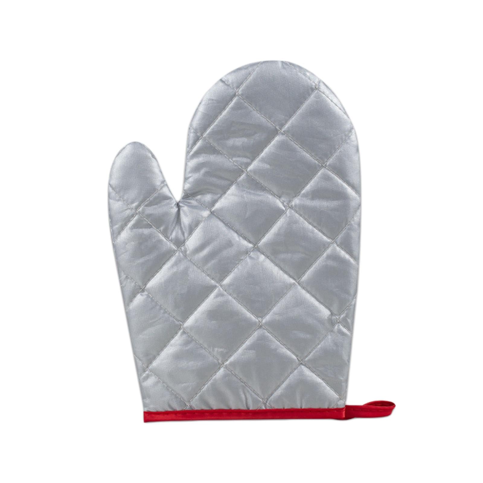 4xInsulation Glove Heat Resistant Non Slip Oven Gloves for BBQ Frying Grilling
